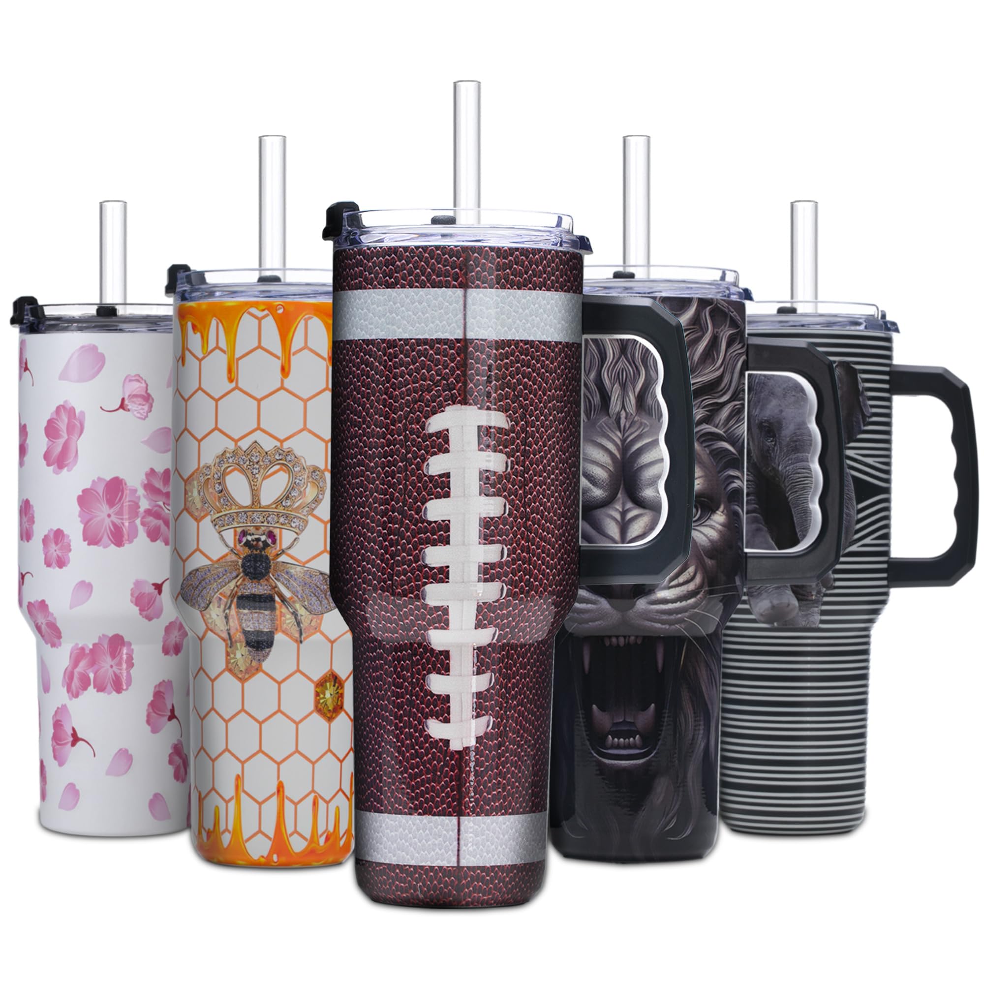 Gome 40oz Neon Gaming Tumbler - Gamer Gifts for Men & Boys - Birthday Gifts for Game Lovers, Boyfriend Insulated Stainless Steel Gamer Cup with Handle