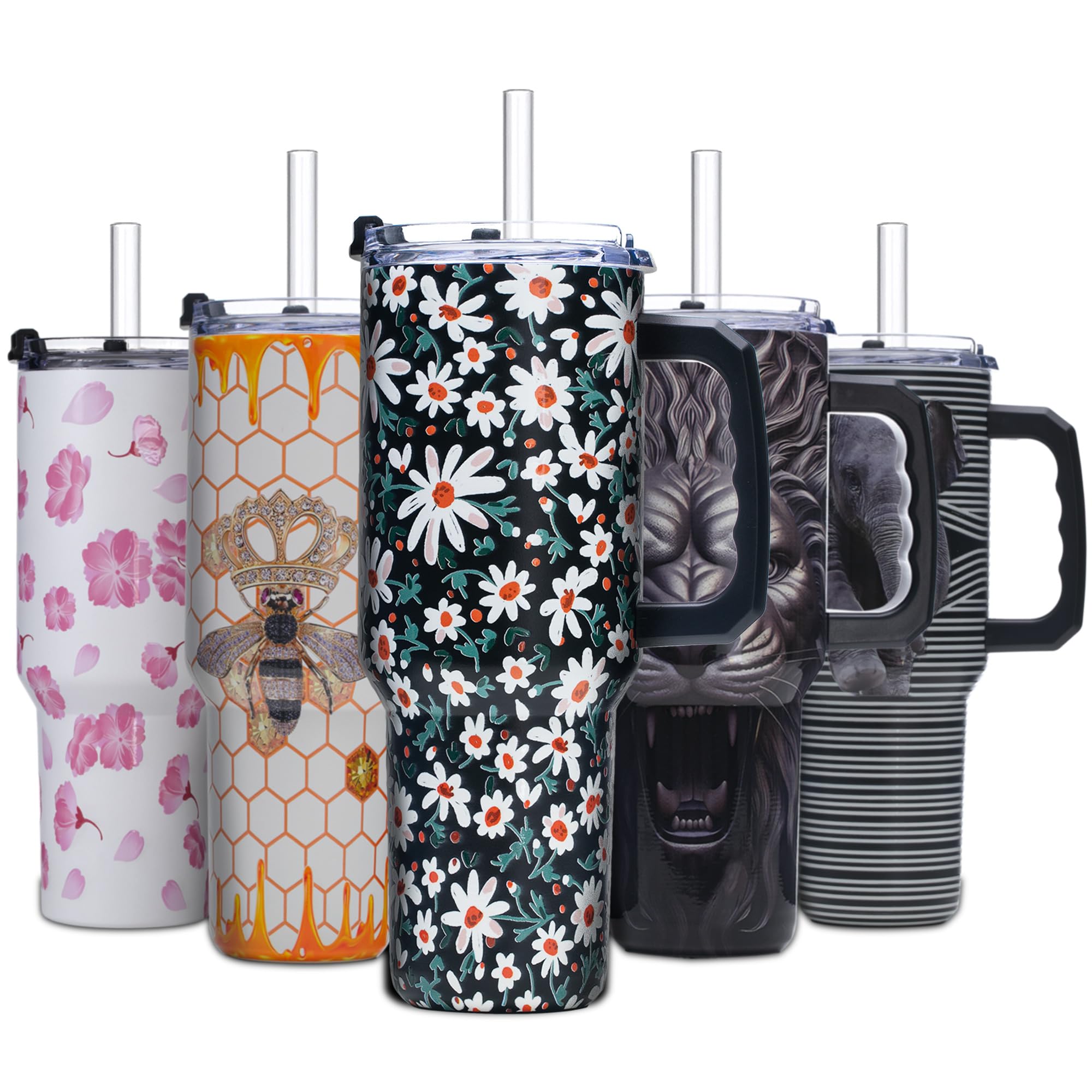 Gome 40oz Neon Gaming Tumbler - Gamer Gifts for Men & Boys - Birthday Gifts for Game Lovers, Boyfriend Insulated Stainless Steel Gamer Cup with Handle