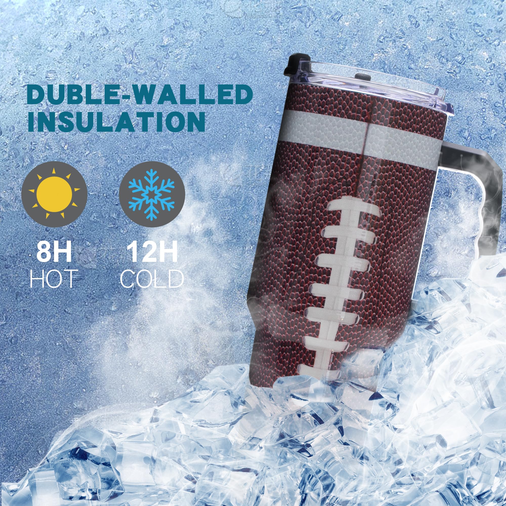 Gome 40oz Neon Gaming Tumbler - Gamer Gifts for Men & Boys - Birthday Gifts for Game Lovers, Boyfriend Insulated Stainless Steel Gamer Cup with Handle