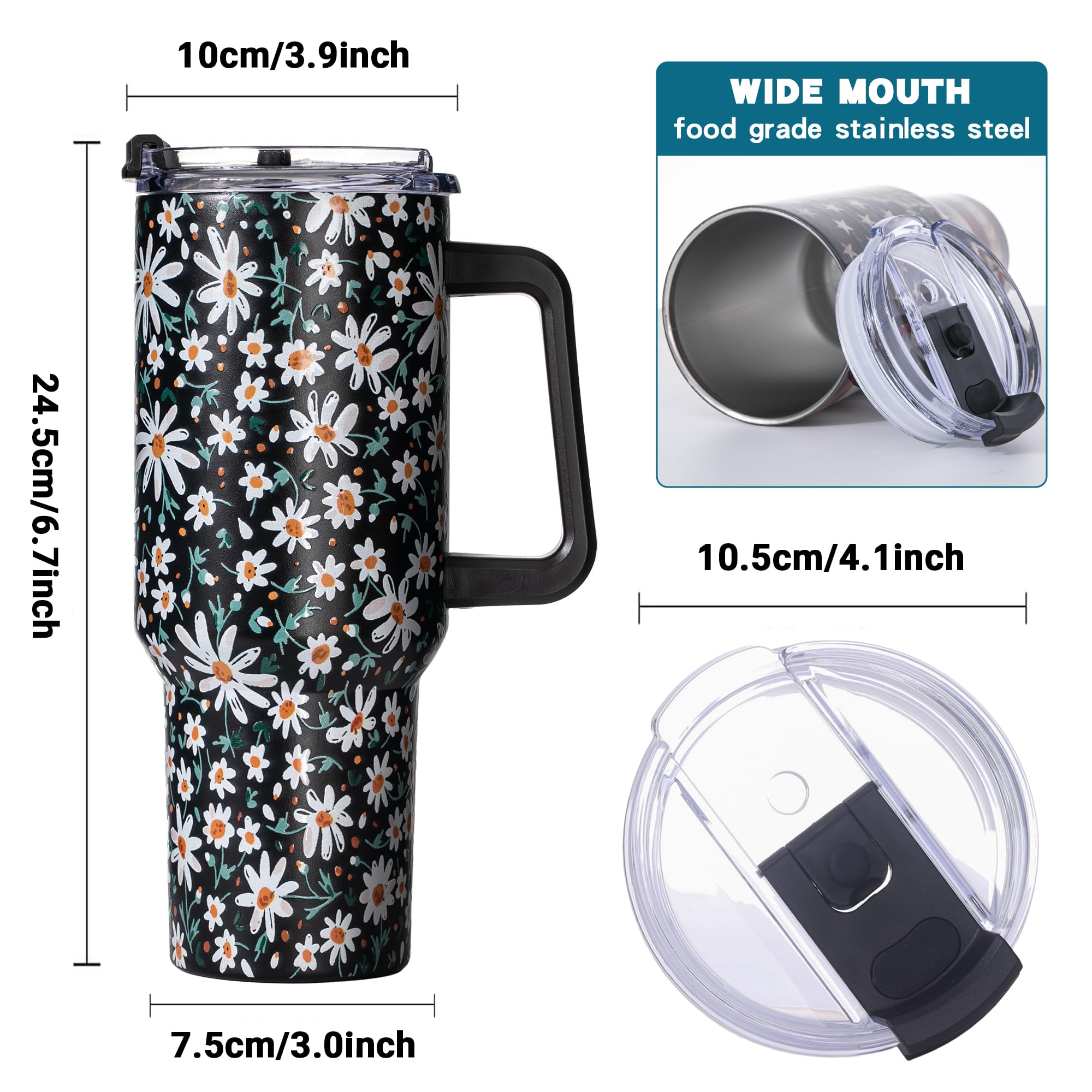 Gome 40oz Neon Gaming Tumbler - Gamer Gifts for Men & Boys - Birthday Gifts for Game Lovers, Boyfriend Insulated Stainless Steel Gamer Cup with Handle