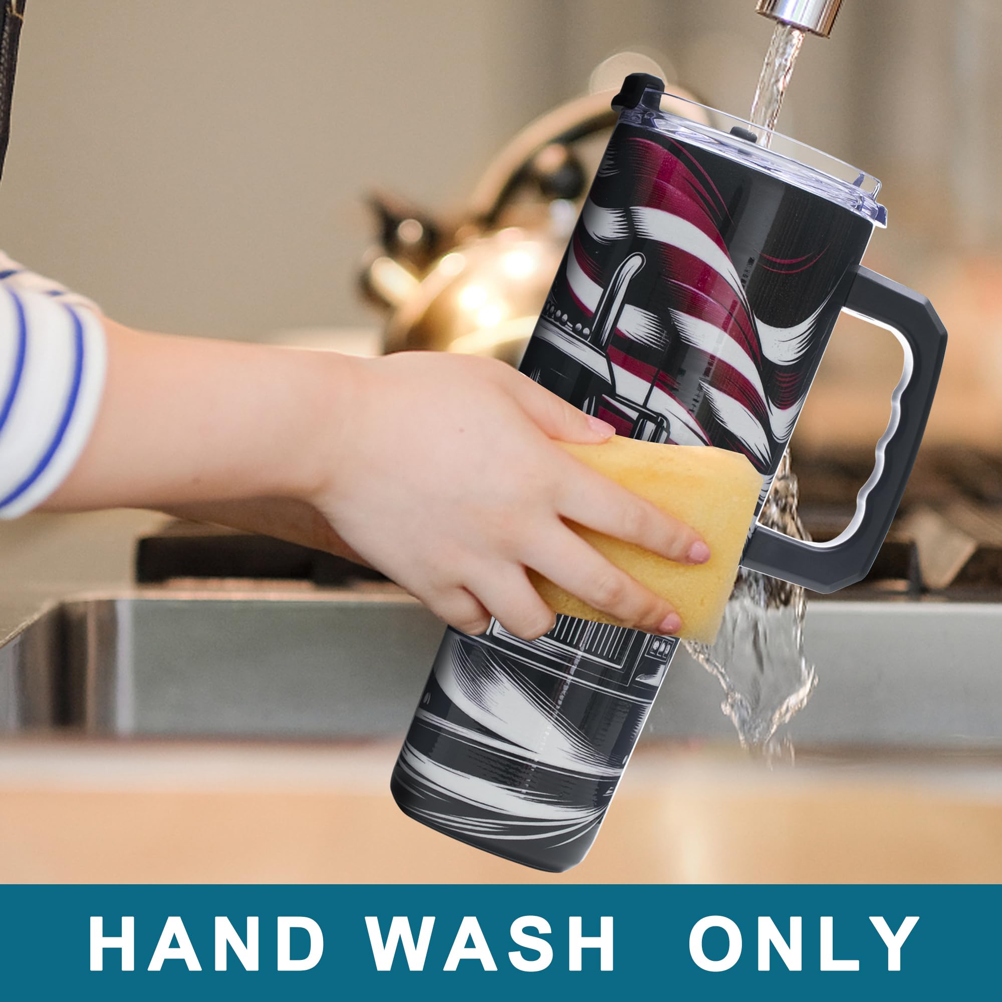 Gome 40oz Neon Gaming Tumbler - Gamer Gifts for Men & Boys - Birthday Gifts for Game Lovers, Boyfriend Insulated Stainless Steel Gamer Cup with Handle