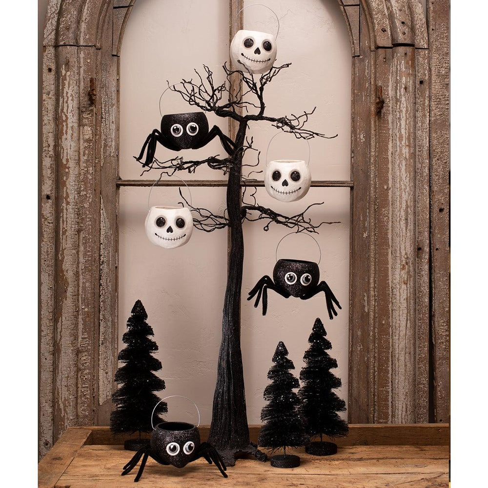 Googlie Eyed Spider Bucket by Bethany Lowe Designs - LAST CHANCE!!