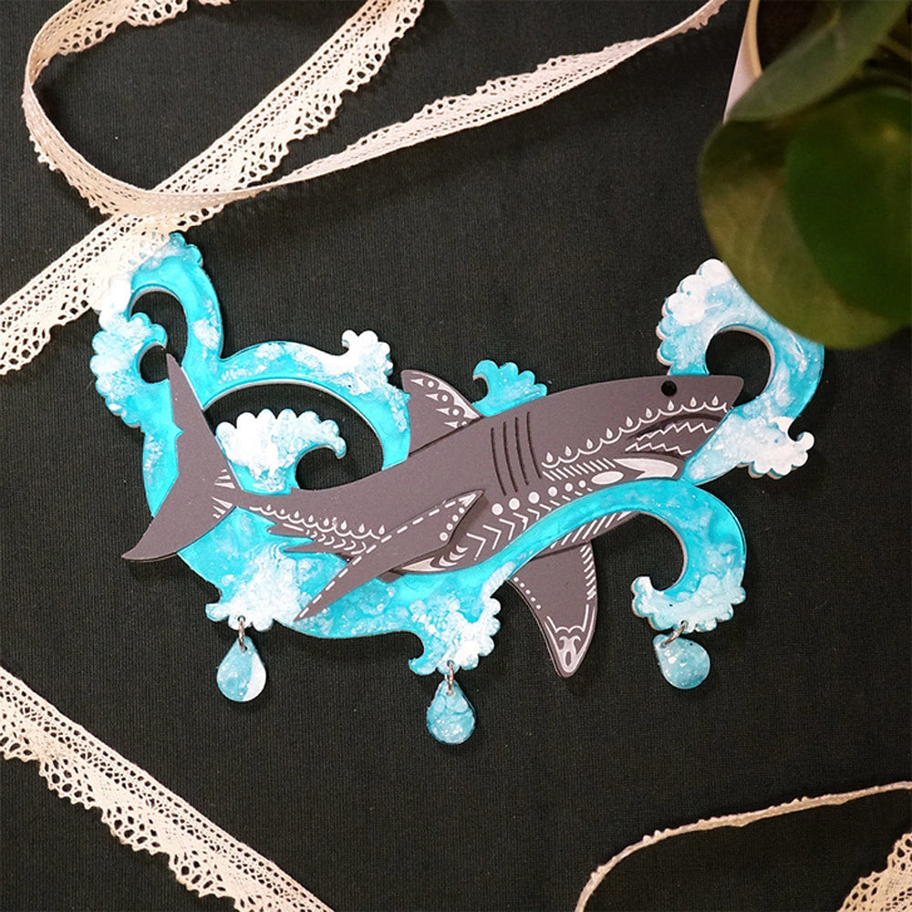 Great White Necklace by Lost Kiwi Designs