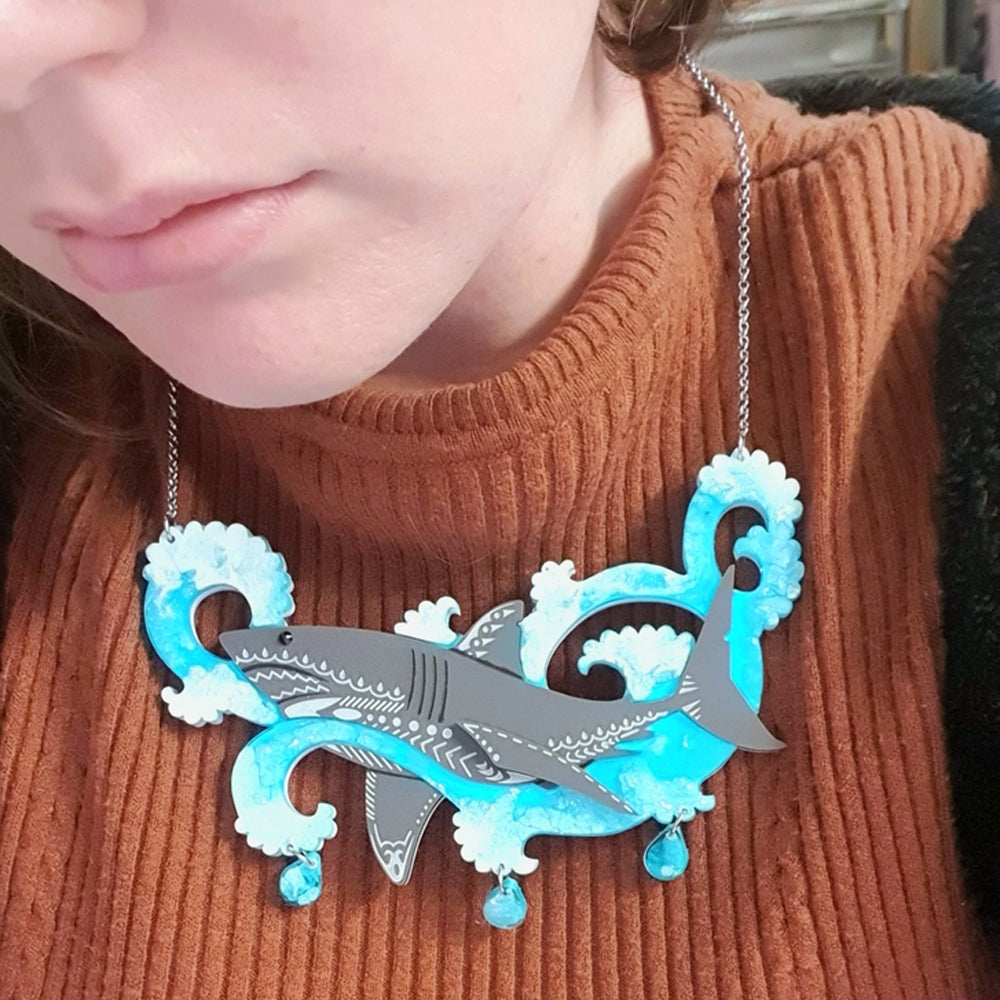 Great White Necklace by Lost Kiwi Designs