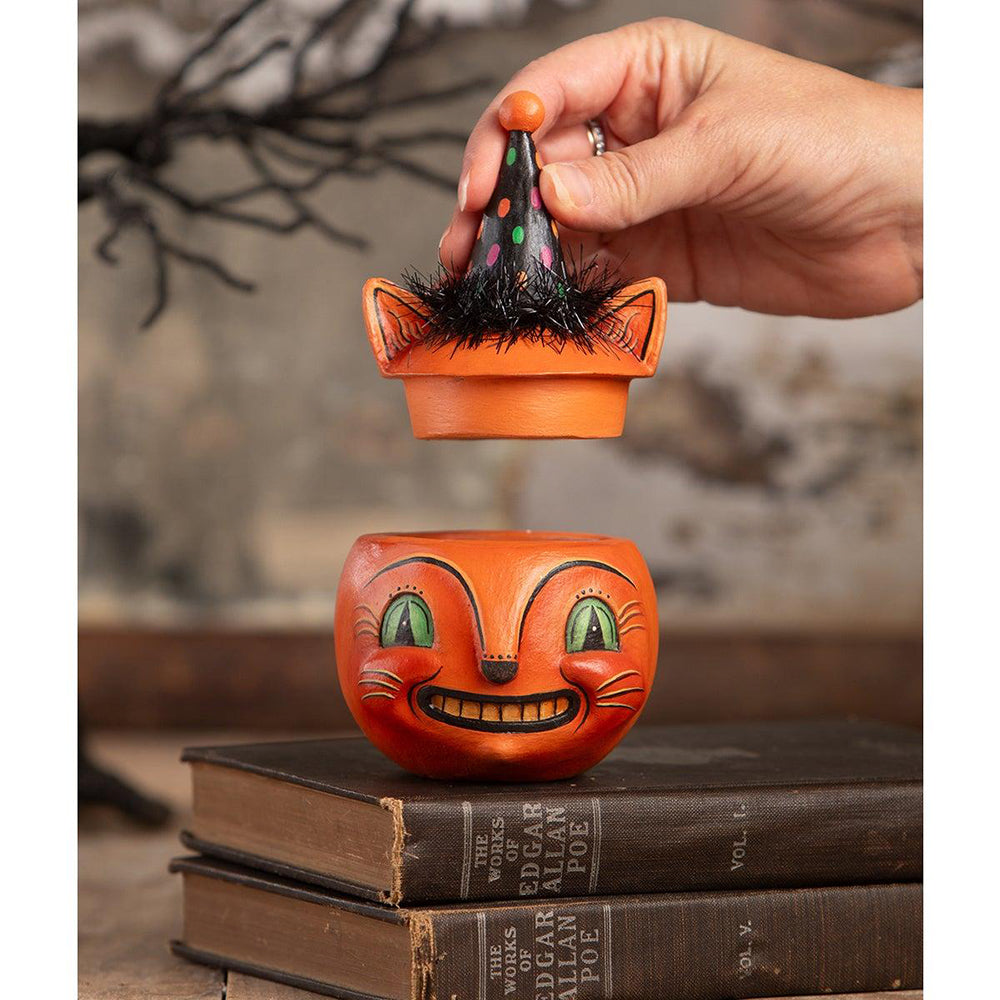 Green Eyed Copper Cat by Johanna Parker for Bethany Lowe Designs