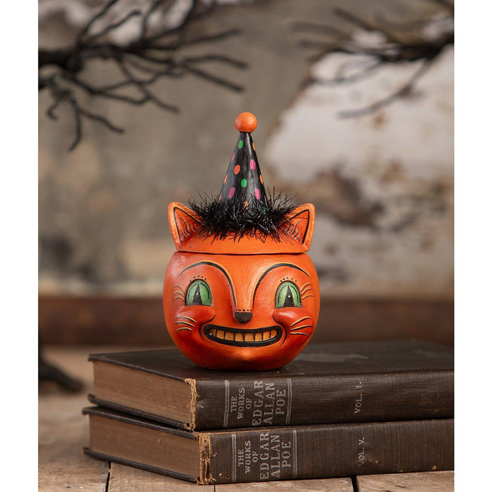 Green Eyed Copper Cat by Johanna Parker for Bethany Lowe Designs