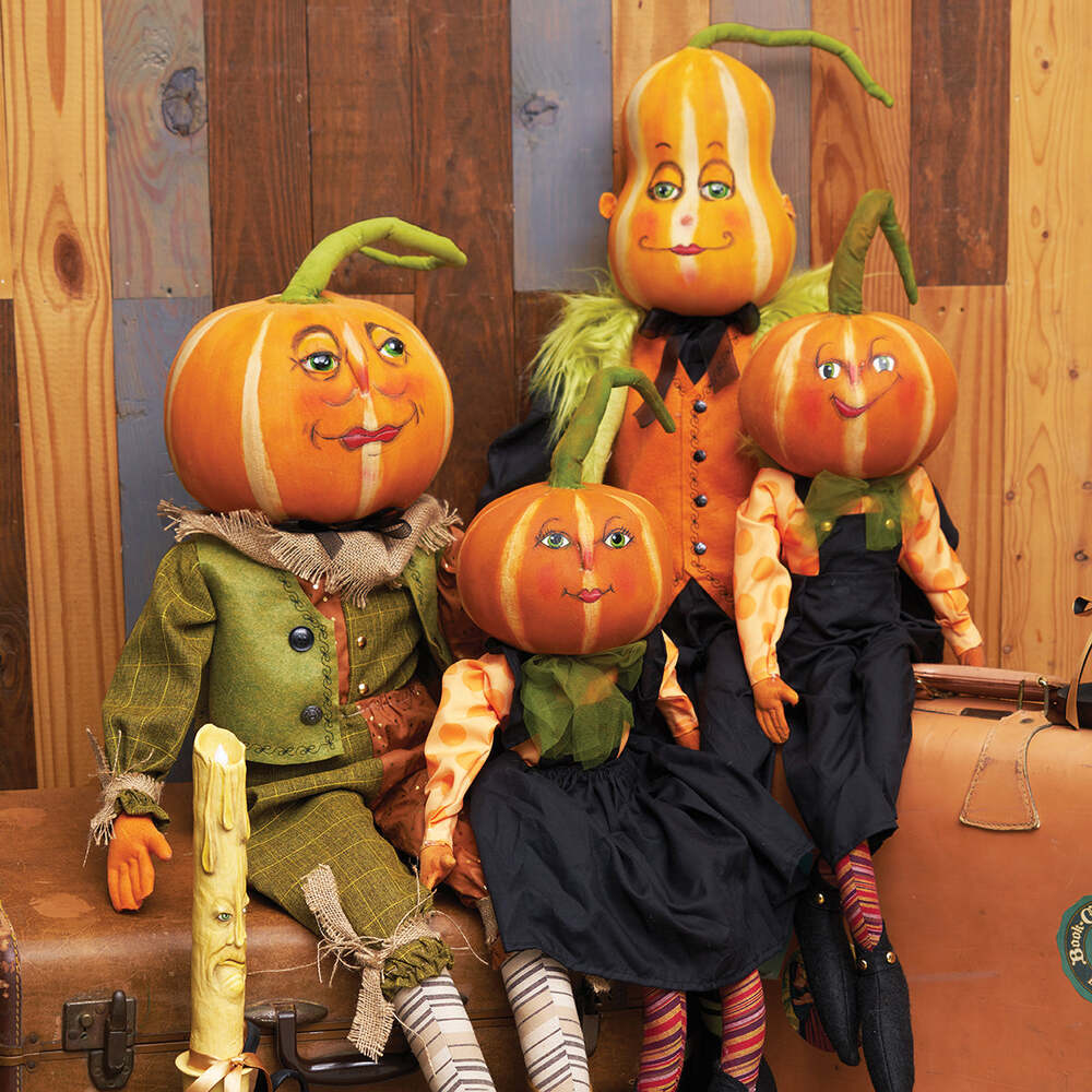 Gregorio Gourd Gathered Traditions Art Doll by Joe Spencer