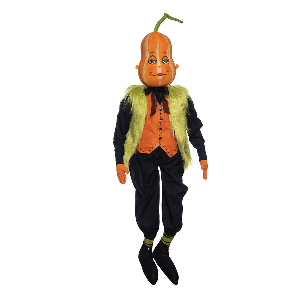 Gregorio Gourd Gathered Traditions Art Doll by Joe Spencer