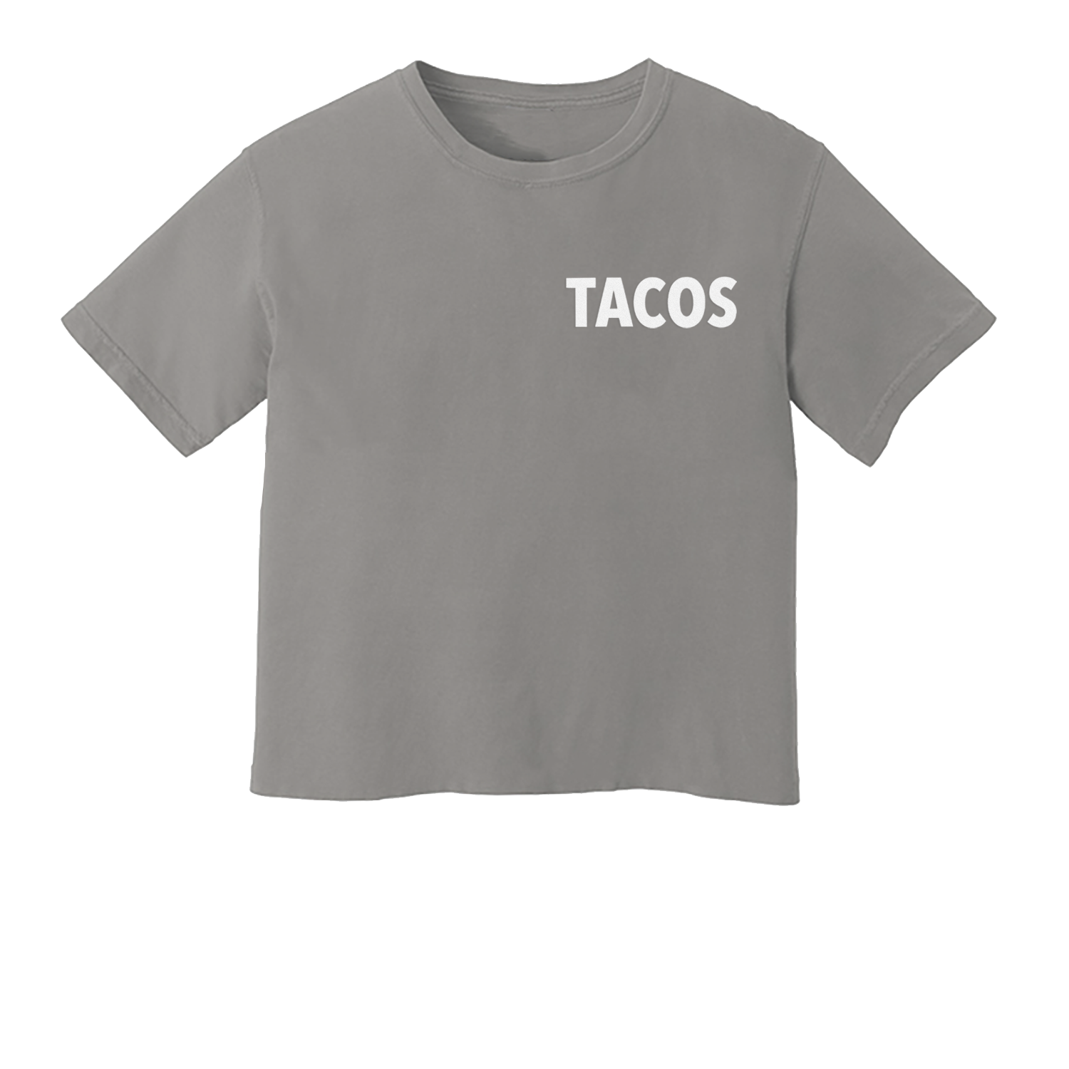 Tacos Washed Crop Tee