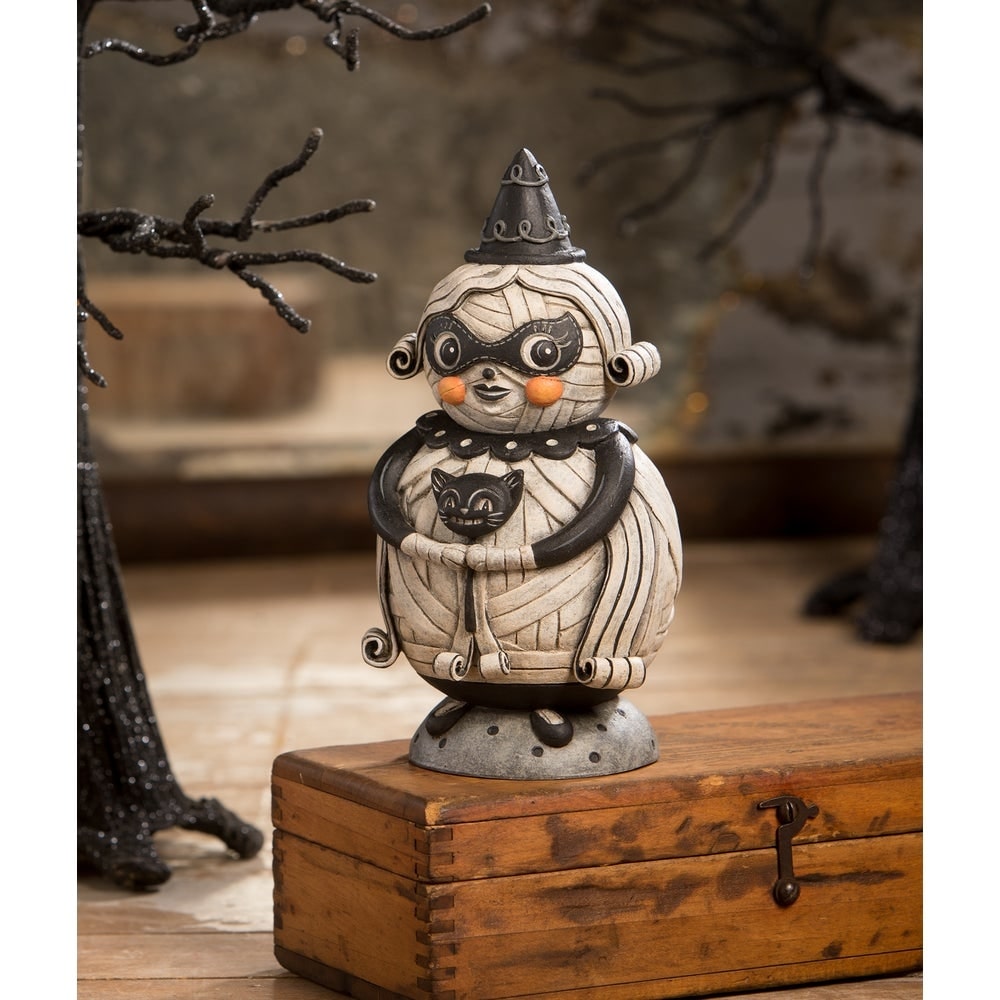 Grinning Mumma Mia Spooks Jar by Johanna Parker Bethany Lowe