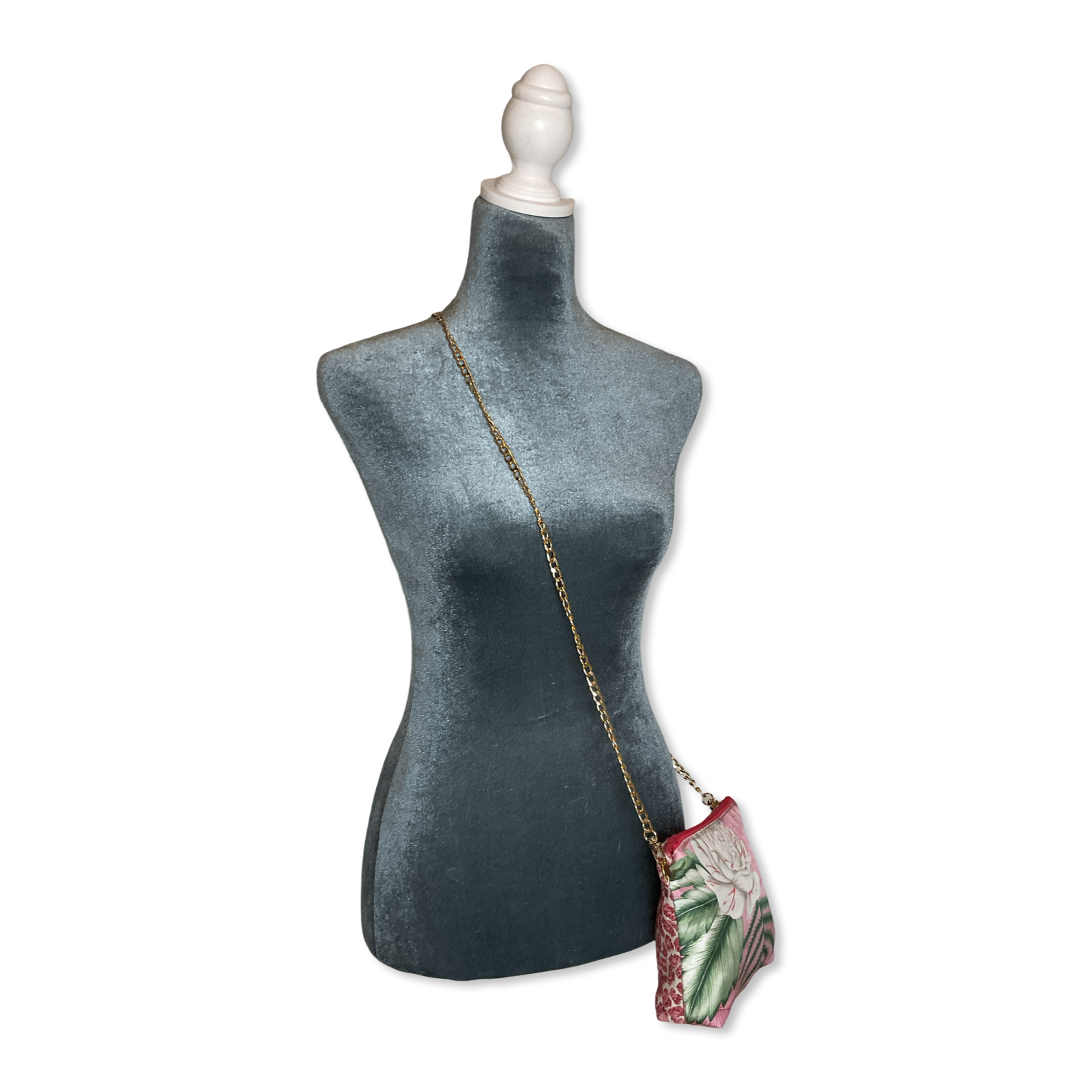 Hawaiian Soul Vintage Silk Scarf Crossbody Bag
