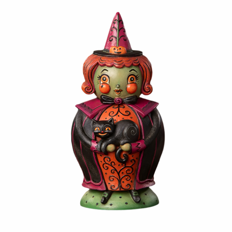 Hagatha and Jack Spooks Jar by Johanna Parker for Bethany Lowe Designs SHIPPING SOON!