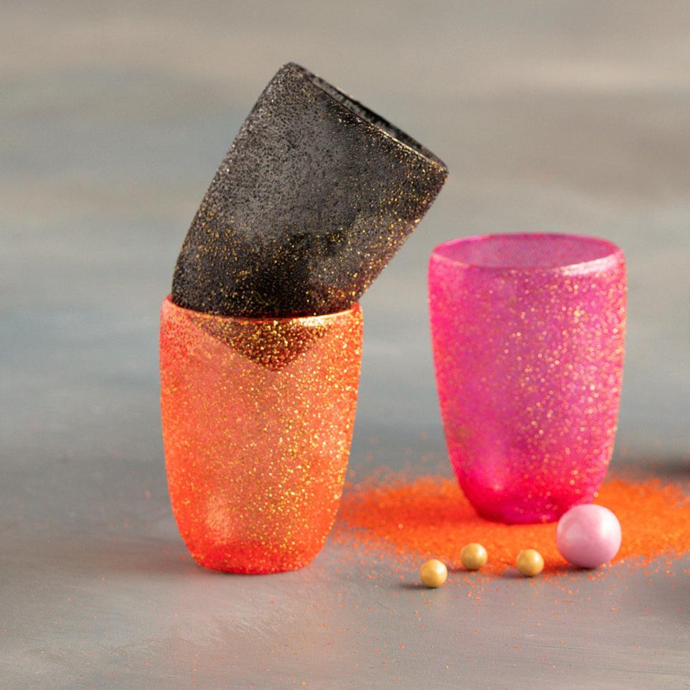 Small Halloween Sparkle Votive Set of 3 by GlitterVille