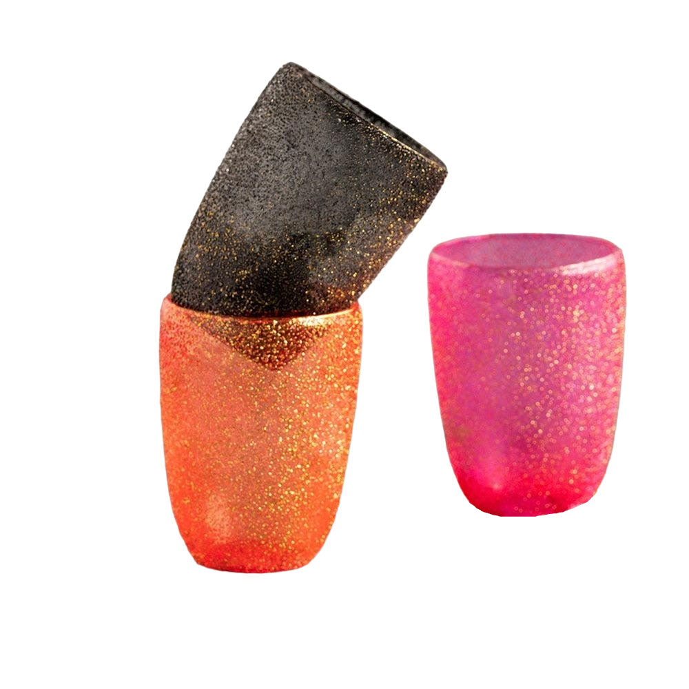 Small Halloween Sparkle Votive Set of 3 by GlitterVille