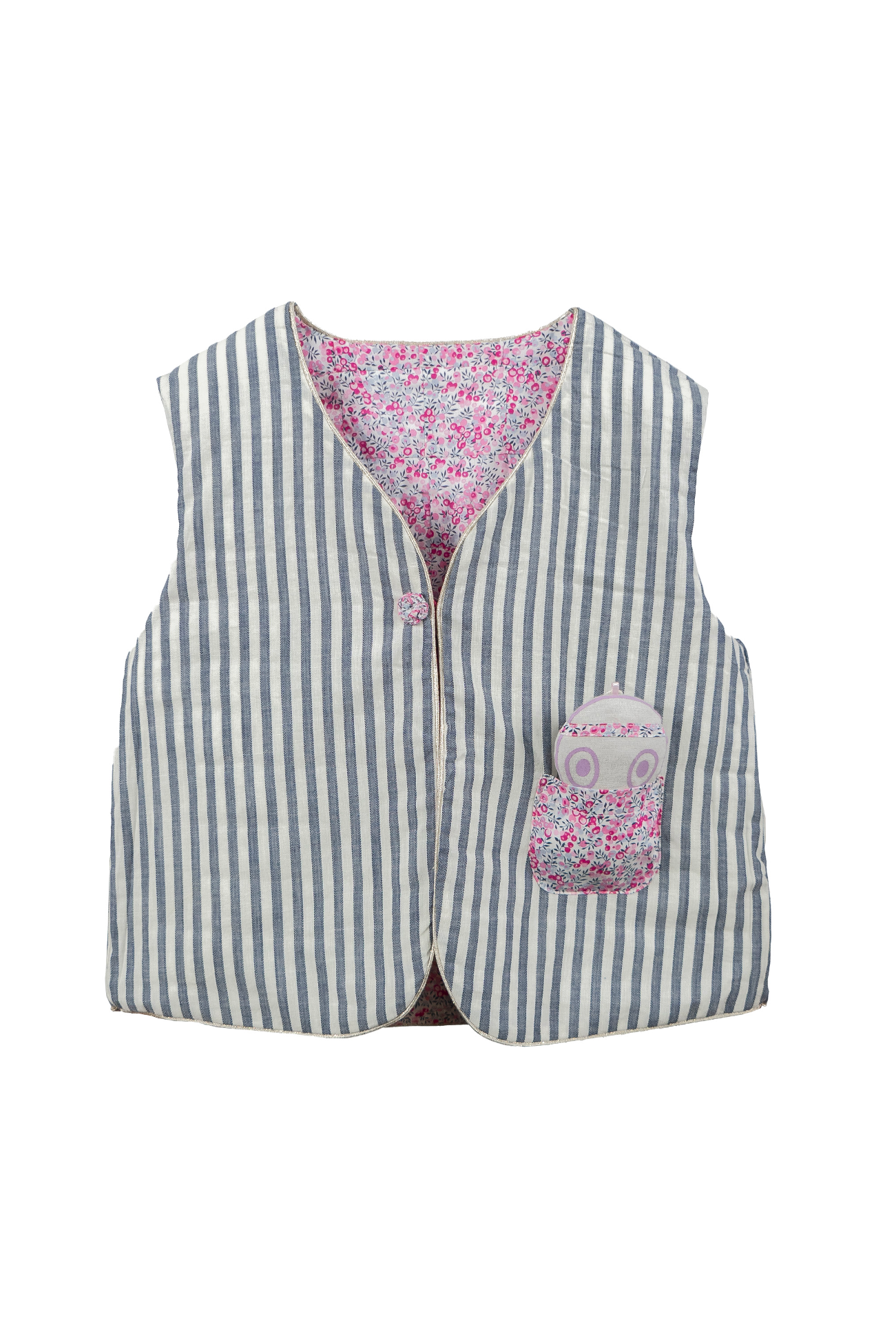 Reversible Kids Vest - Griotte Tagada