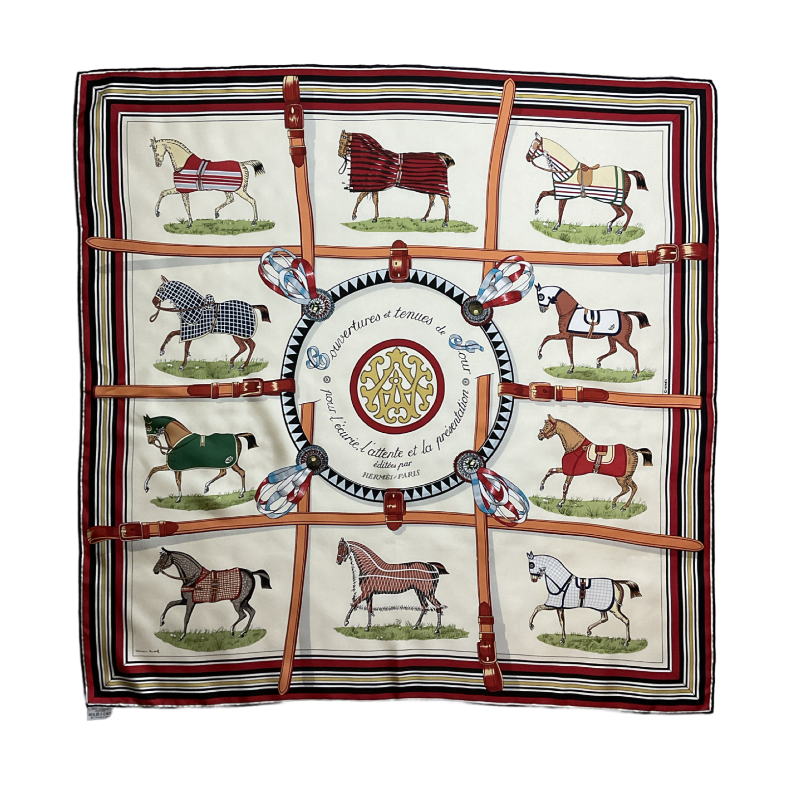 Couvertures et Tenues du Jour Ivory Vintage Scarf Crossbody Bag