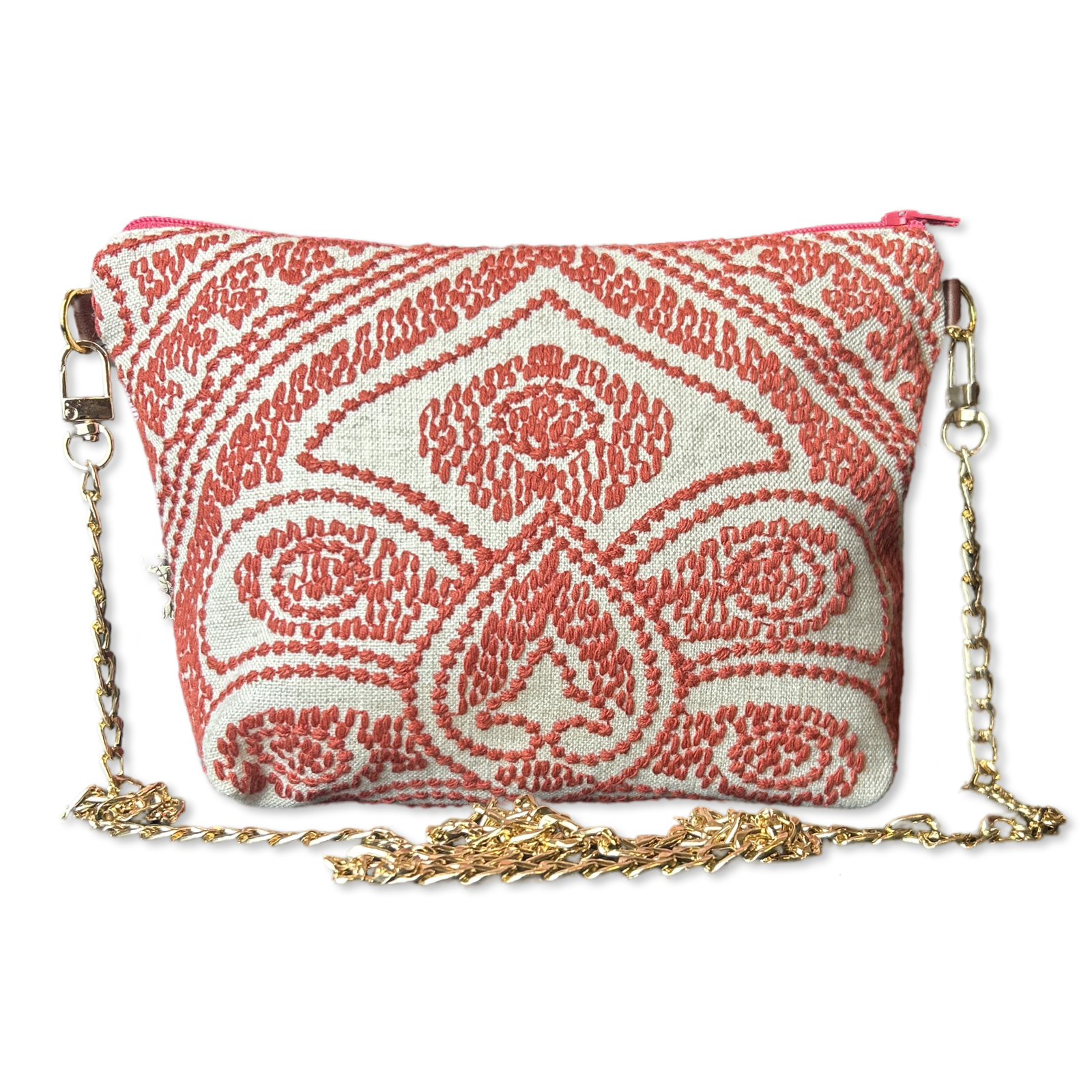 Nouveaux Amoureux de Paris Vintage Scarf Crossbody Bag