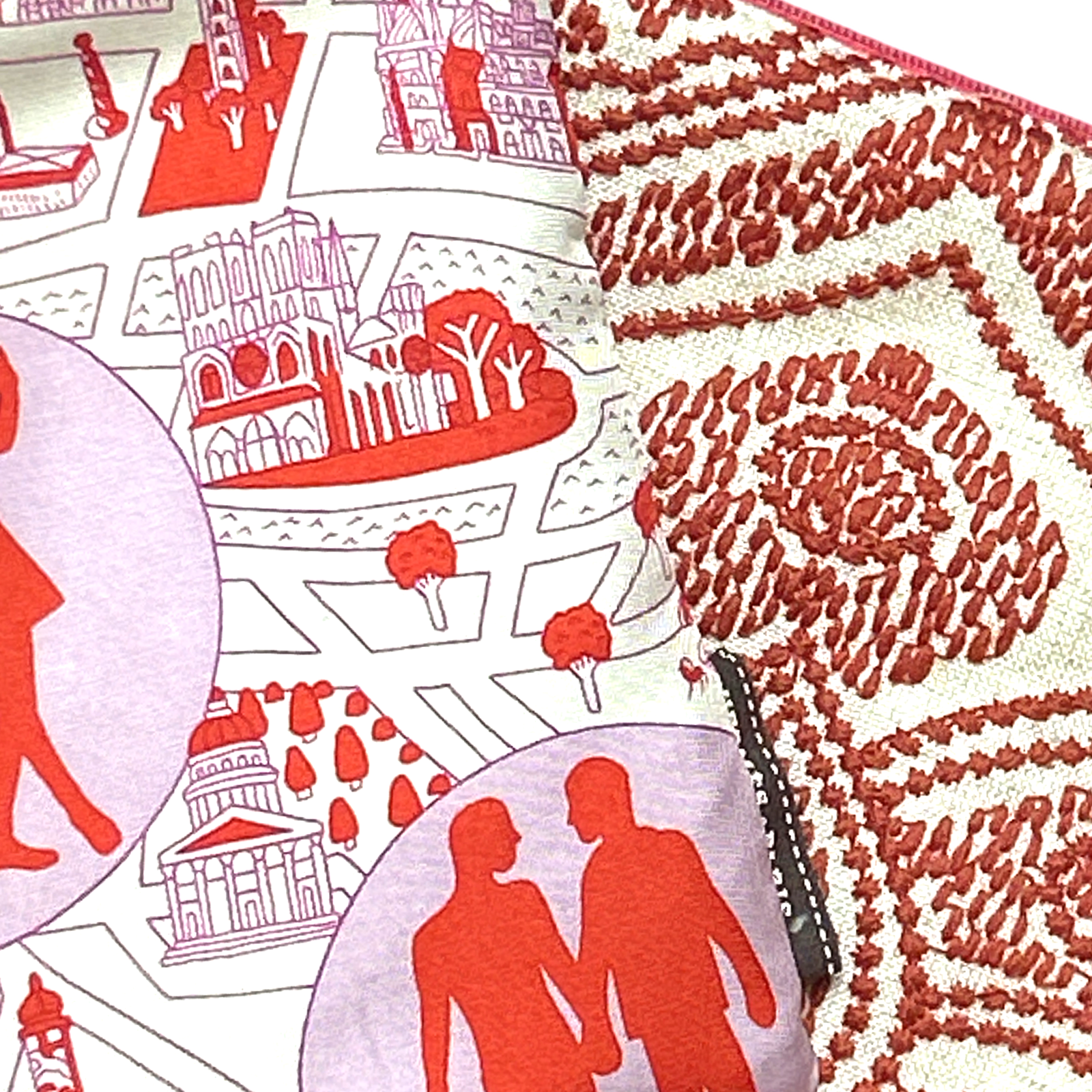 Nouveaux Amoureux de Paris Vintage Scarf All-Around Bag