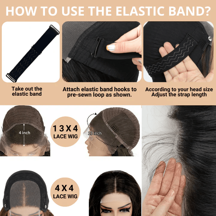 High Quality 13x4 Lace Frontal Glueless Wigs Human Hair Kinky Straight 4x4 HD Lace Closure Wig 4C Edge Baby Hair Brazilian Bob