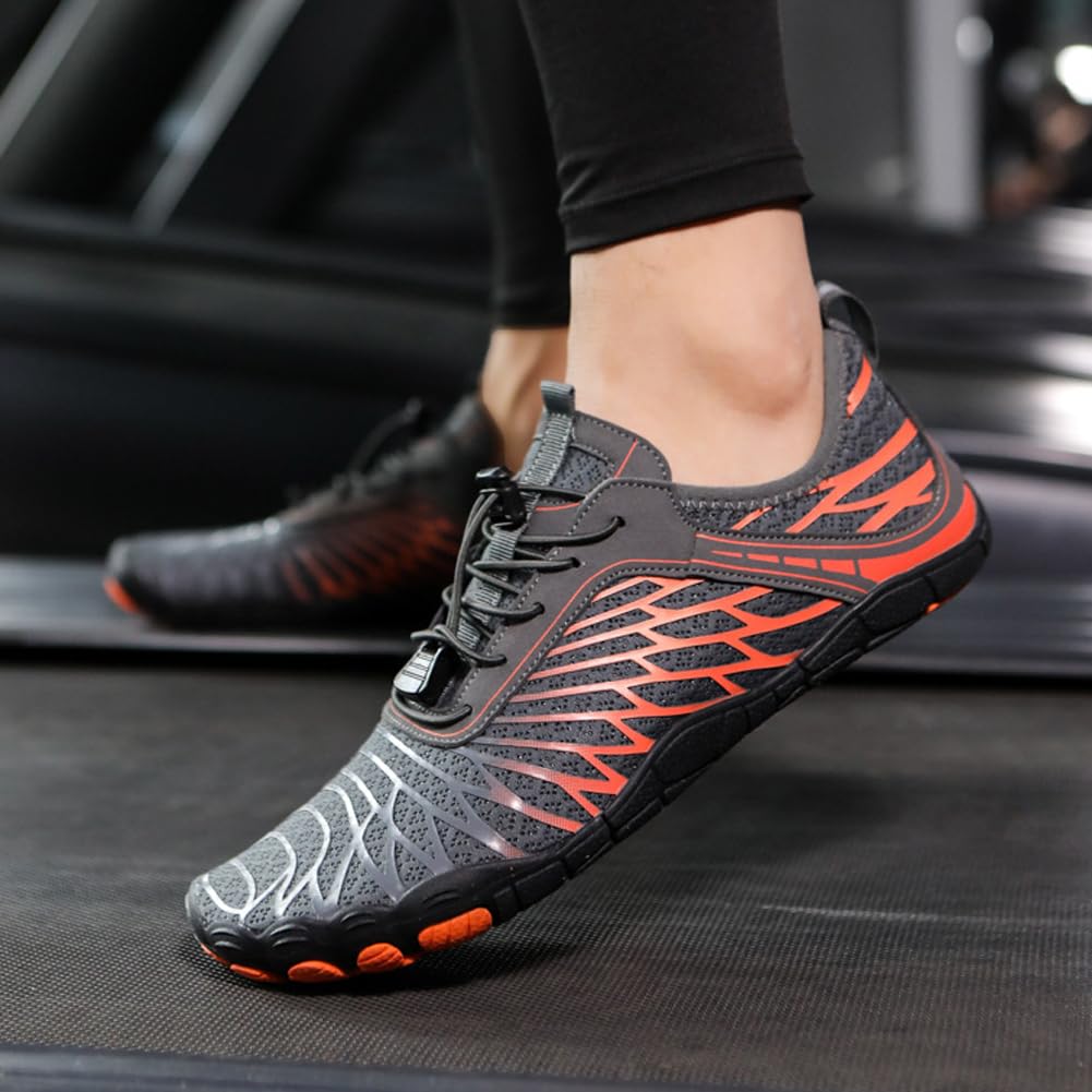 Hiking Barefoot Shoes Womens Mens,Pro-Healthy&Non-Slip Water Shoe for Women Men, Wide Toe Running Shoes Boots Sneakers Unisex