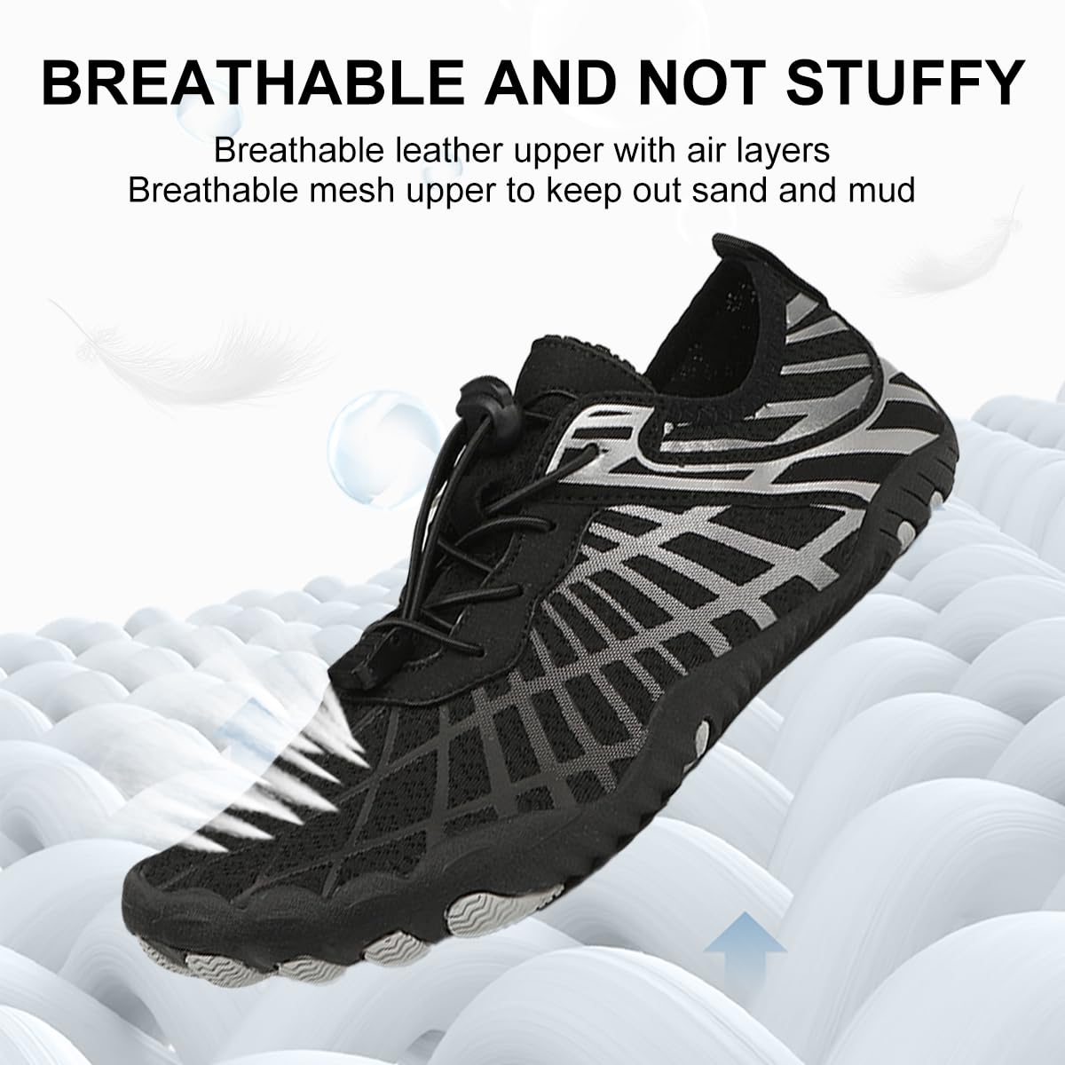 Hiking Barefoot Shoes Womens Mens,Pro-Healthy&Non-Slip Water Shoe for Women Men, Wide Toe Running Shoes Boots Sneakers Unisex