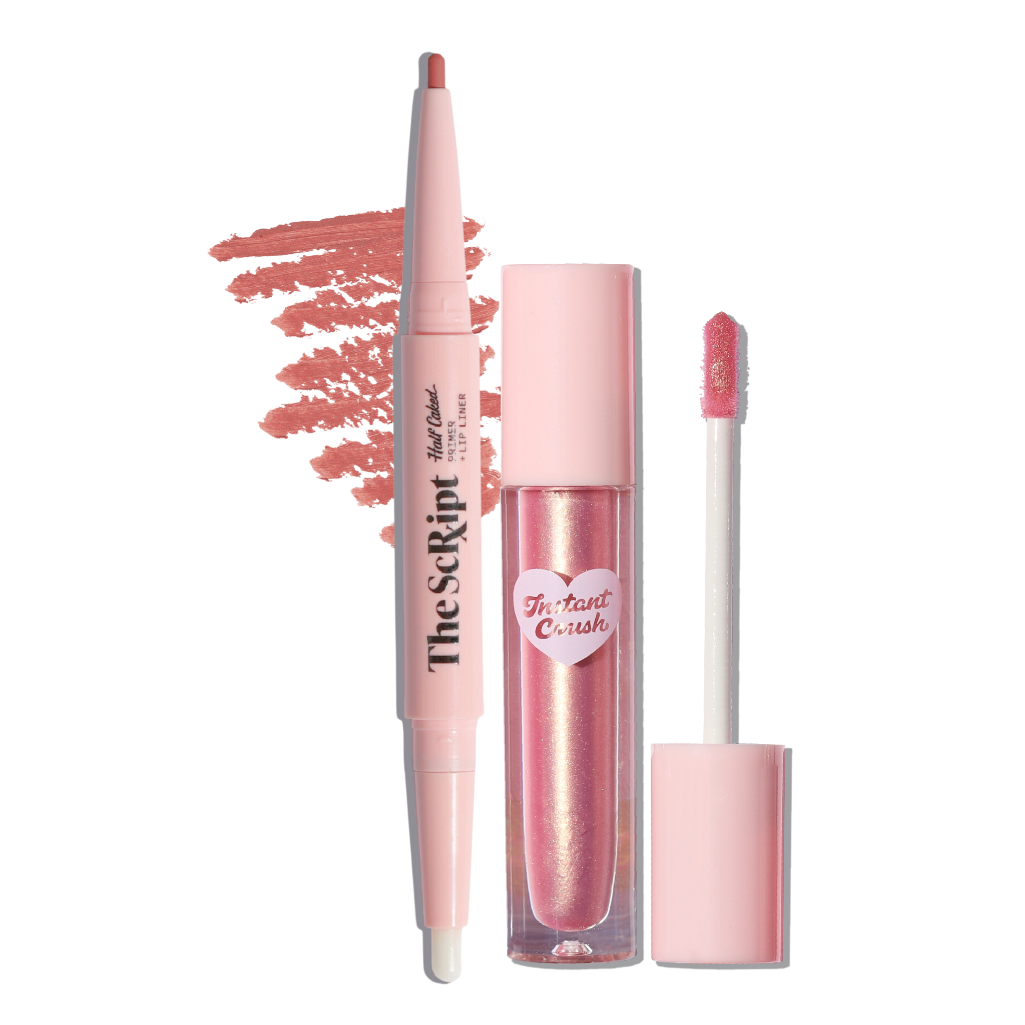 Lip Liner + Lip Gloss Duo (Half Life / Rich Rich) by Half Caked