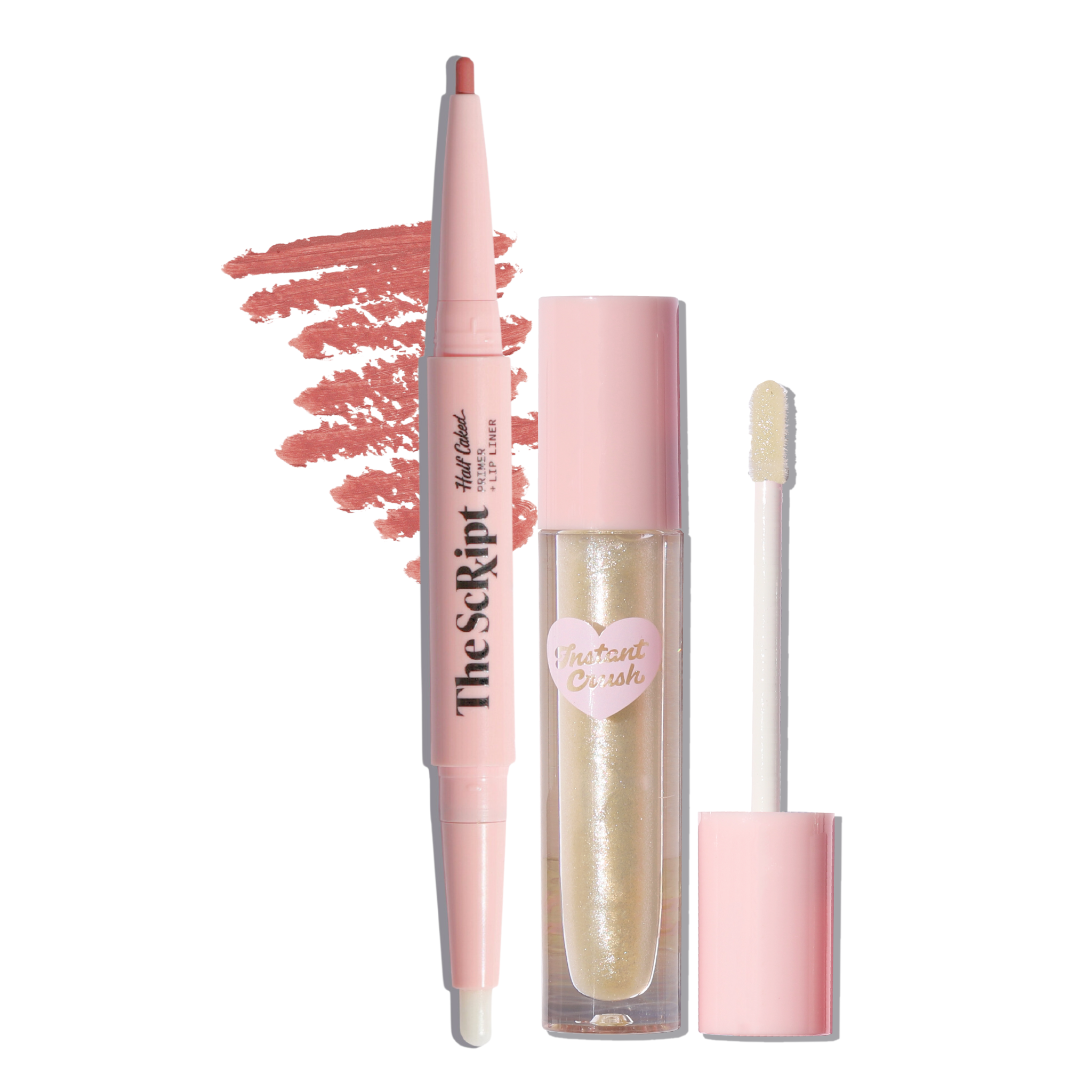Lip Liner + Lip Gloss Duo (Half Life / Sparkle Motion) by Half Caked