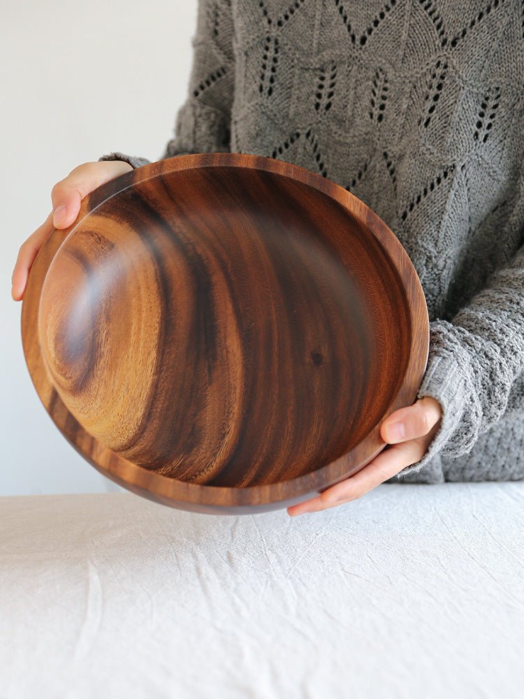 Home Kitchen acacia wooden bowl wooden tableware