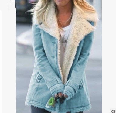 Hot Selling Autumn and Winter Women's Clothing Plus Velvet Single-breasted Warm Cotton Jacket Women