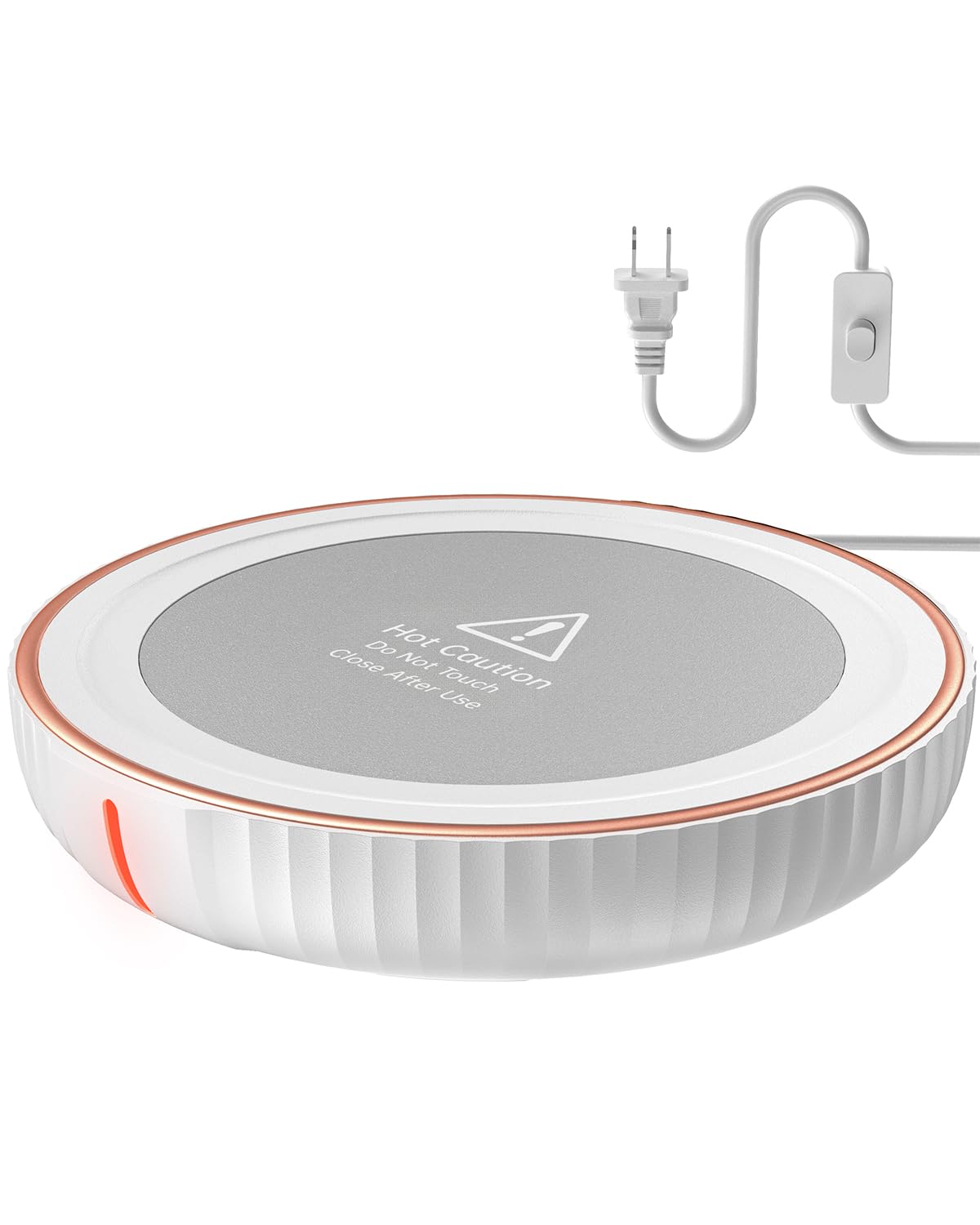 HouseGem Large Candle Warmer Plate,Ideal Desk Cup Warmer for Coffee, Beverages, Milk & Tea (Black)