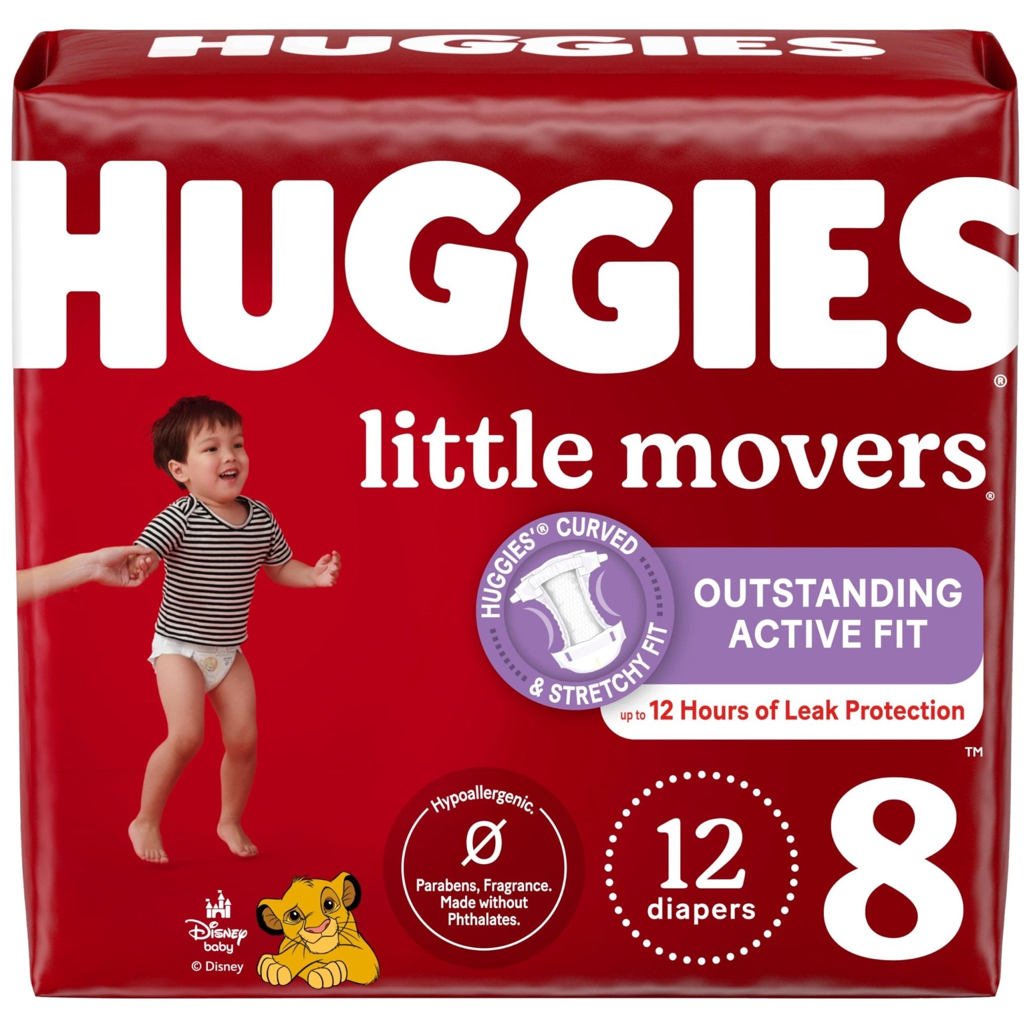 Huggies Size 5 Diapers, Little Movers Baby Diapers, Size 5 (27+ lbs), 132 Count (2 Packs of 66), Packaging May Vary