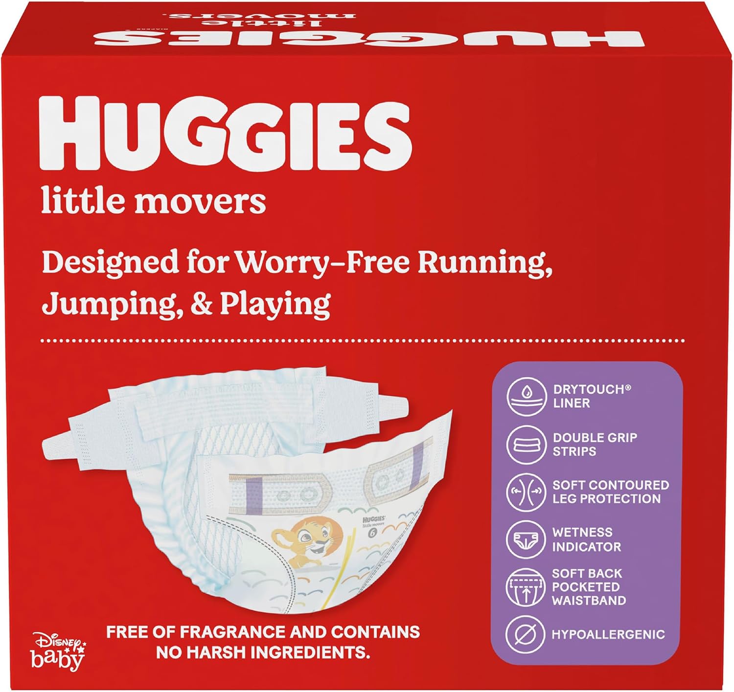 Huggies Size 5 Diapers, Little Movers Baby Diapers, Size 5 (27+ lbs), 132 Count (2 Packs of 66), Packaging May Vary