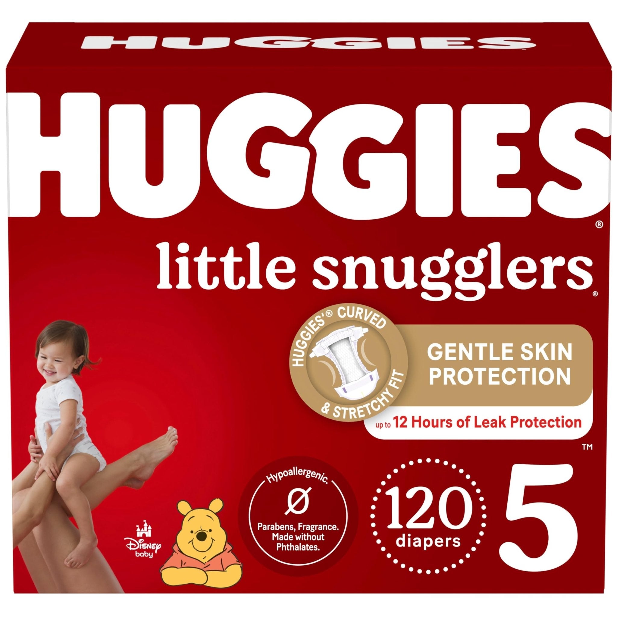 Huggies Size Newborn Diapers, Little Snugglers Baby Diapers, Size Newborn (up to 10 lbs), 31 Count, Packaging May Vary
