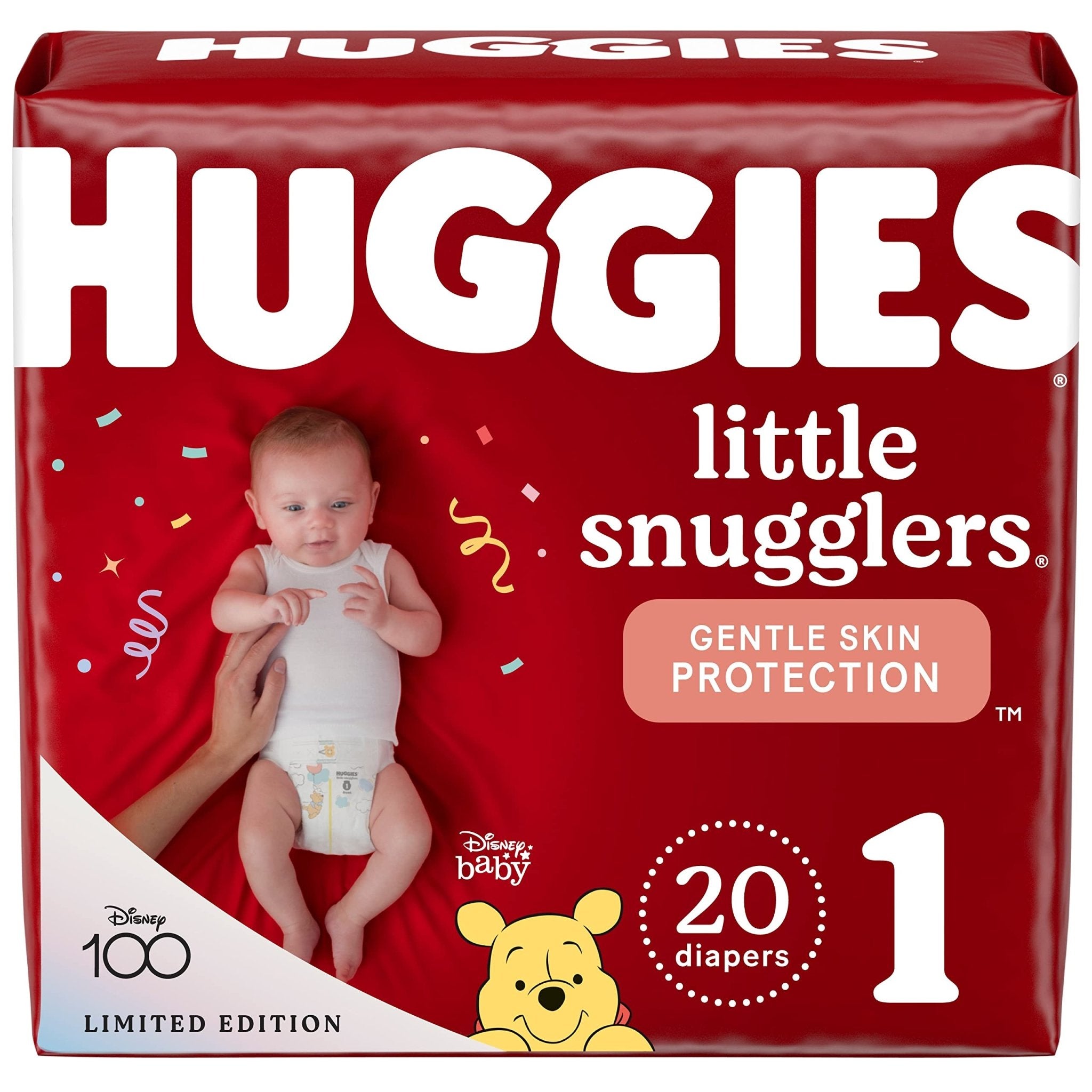Huggies Size Newborn Diapers, Little Snugglers Baby Diapers, Size Newborn (up to 10 lbs), 31 Count, Packaging May Vary