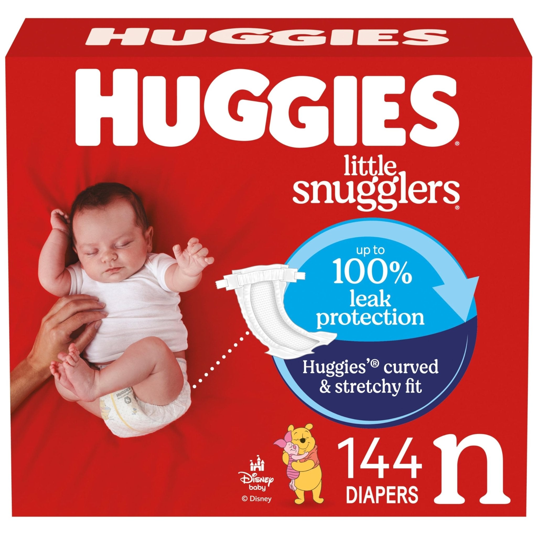 Huggies Size Newborn Diapers, Little Snugglers Baby Diapers, Size Newborn (up to 10 lbs), 31 Count, Packaging May Vary
