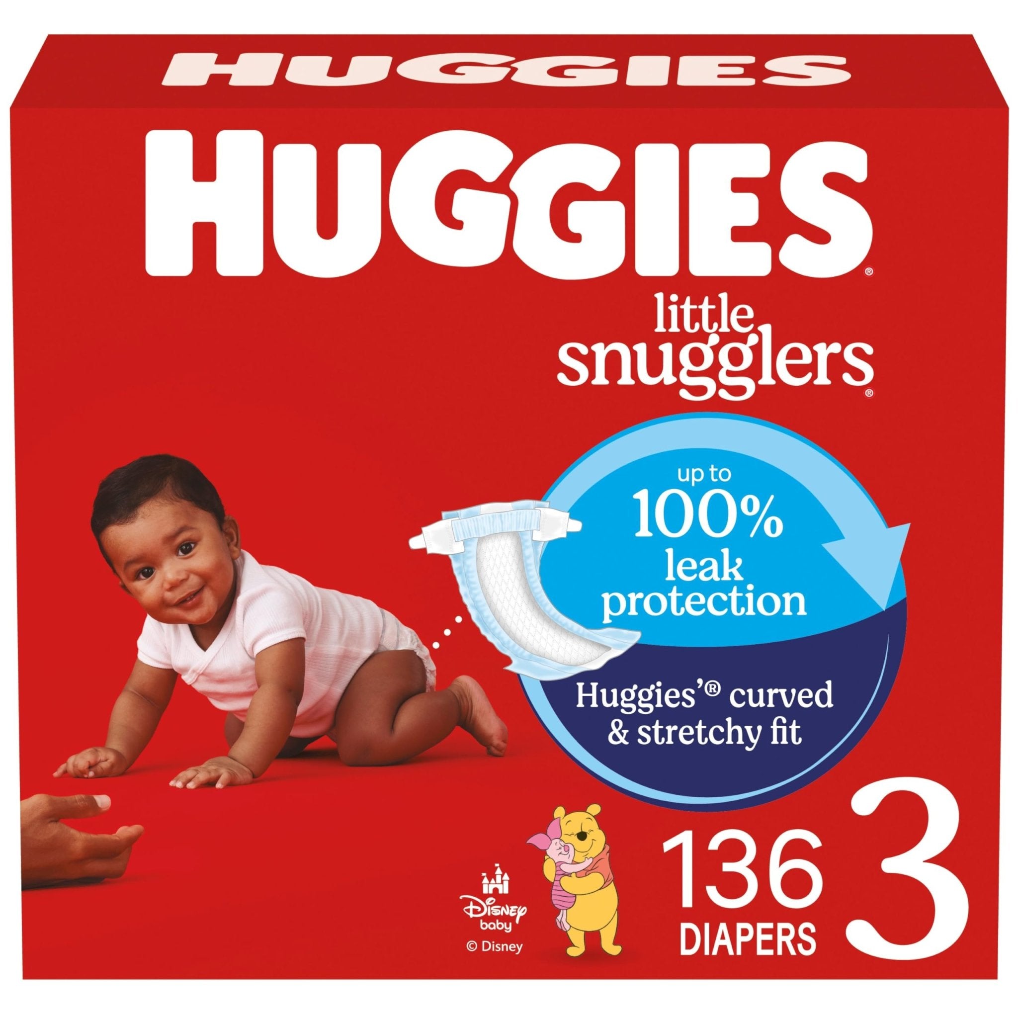 Huggies Size Newborn Diapers, Little Snugglers Baby Diapers, Size Newborn (up to 10 lbs), 31 Count, Packaging May Vary