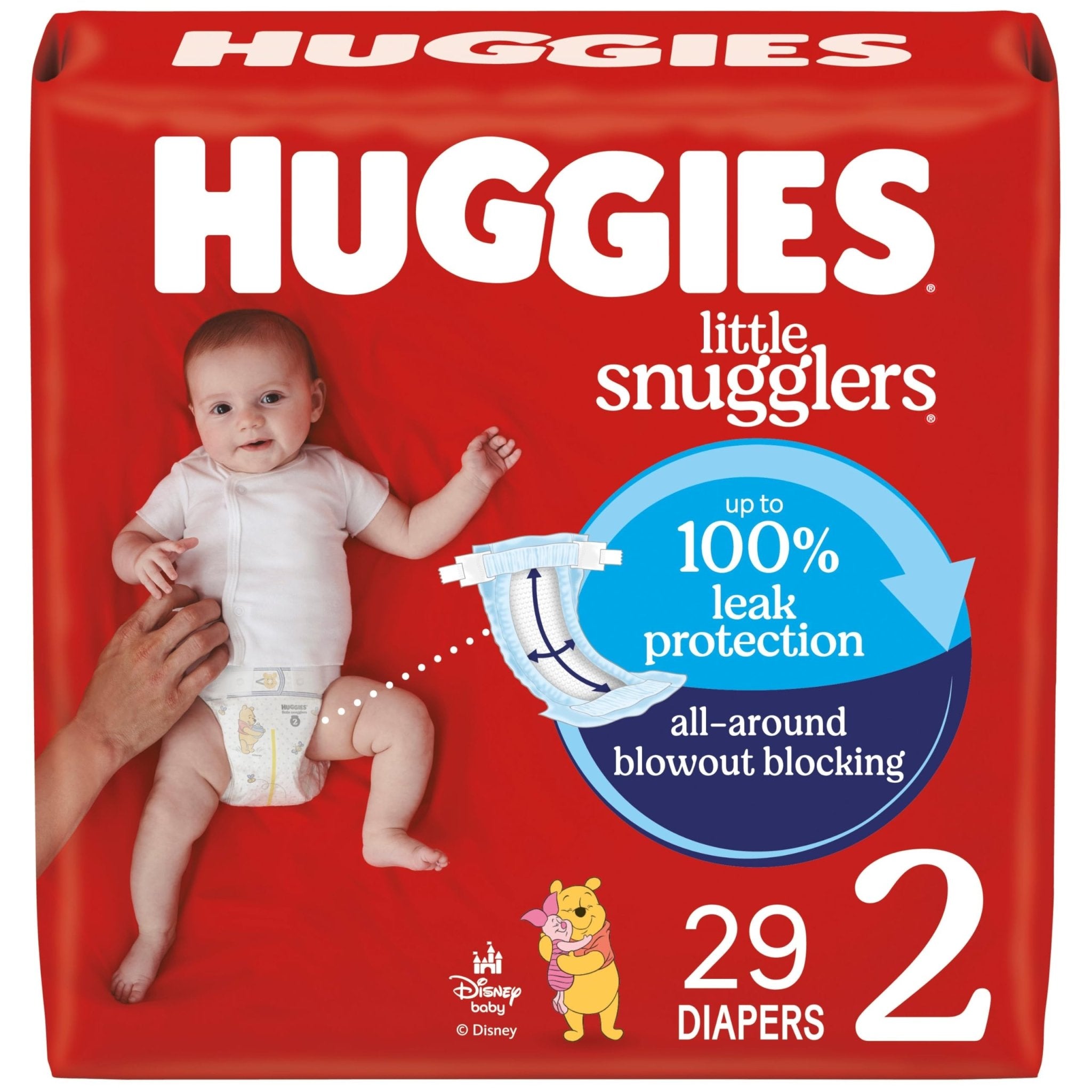 Huggies Size Newborn Diapers, Little Snugglers Baby Diapers, Size Newborn (up to 10 lbs), 31 Count, Packaging May Vary