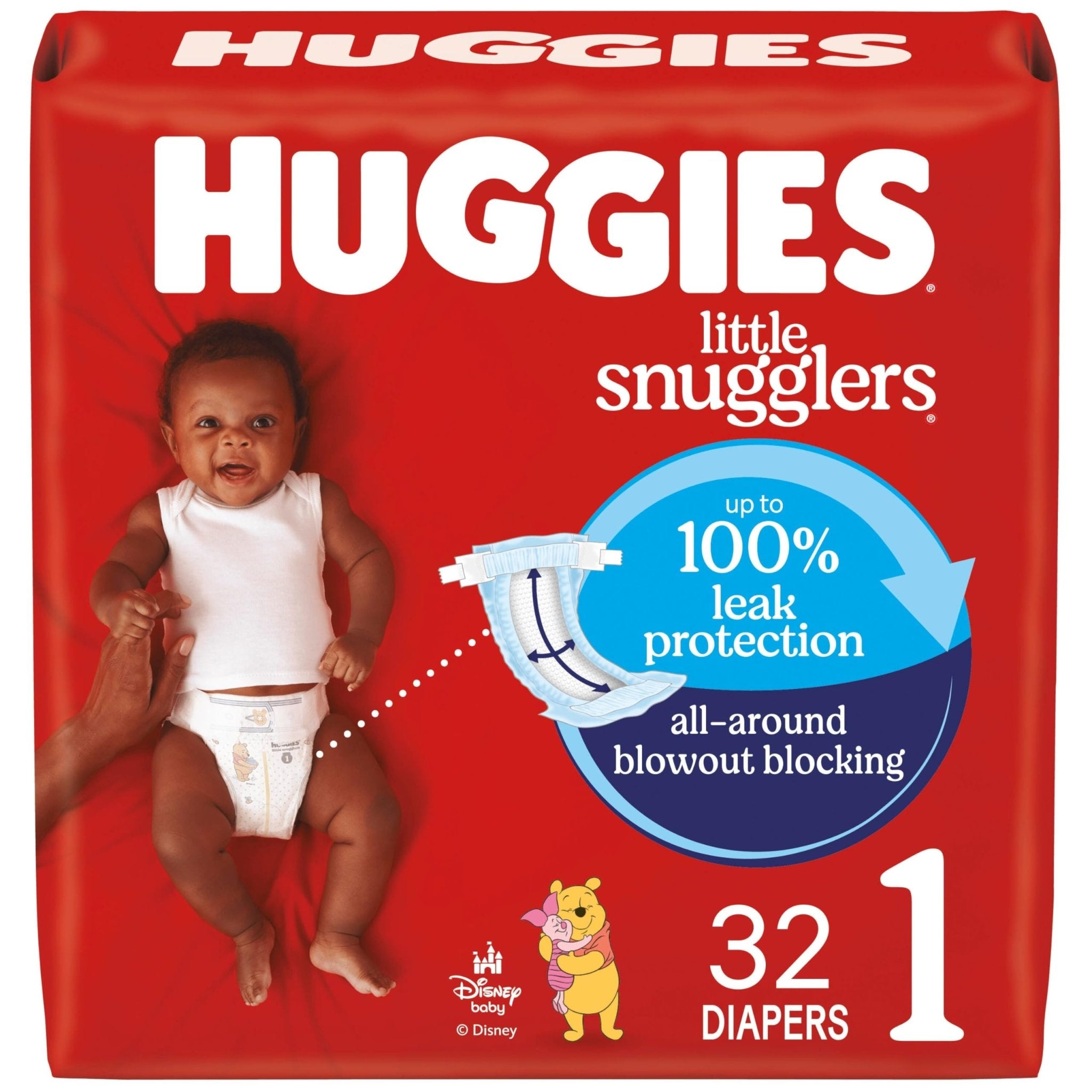 Huggies Size Newborn Diapers, Little Snugglers Baby Diapers, Size Newborn (up to 10 lbs), 31 Count, Packaging May Vary