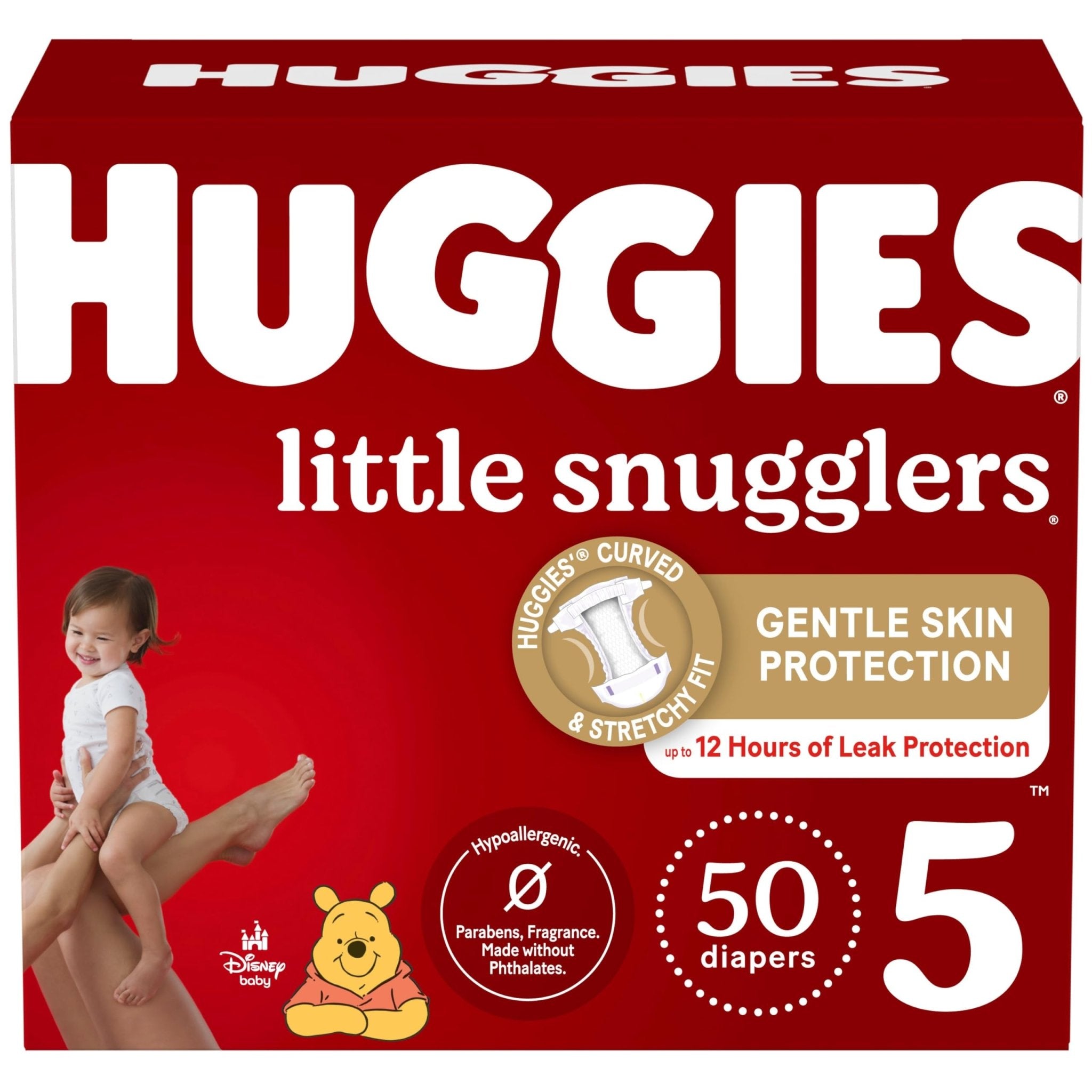 Huggies Size Newborn Diapers, Little Snugglers Baby Diapers, Size Newborn (up to 10 lbs), 31 Count, Packaging May Vary