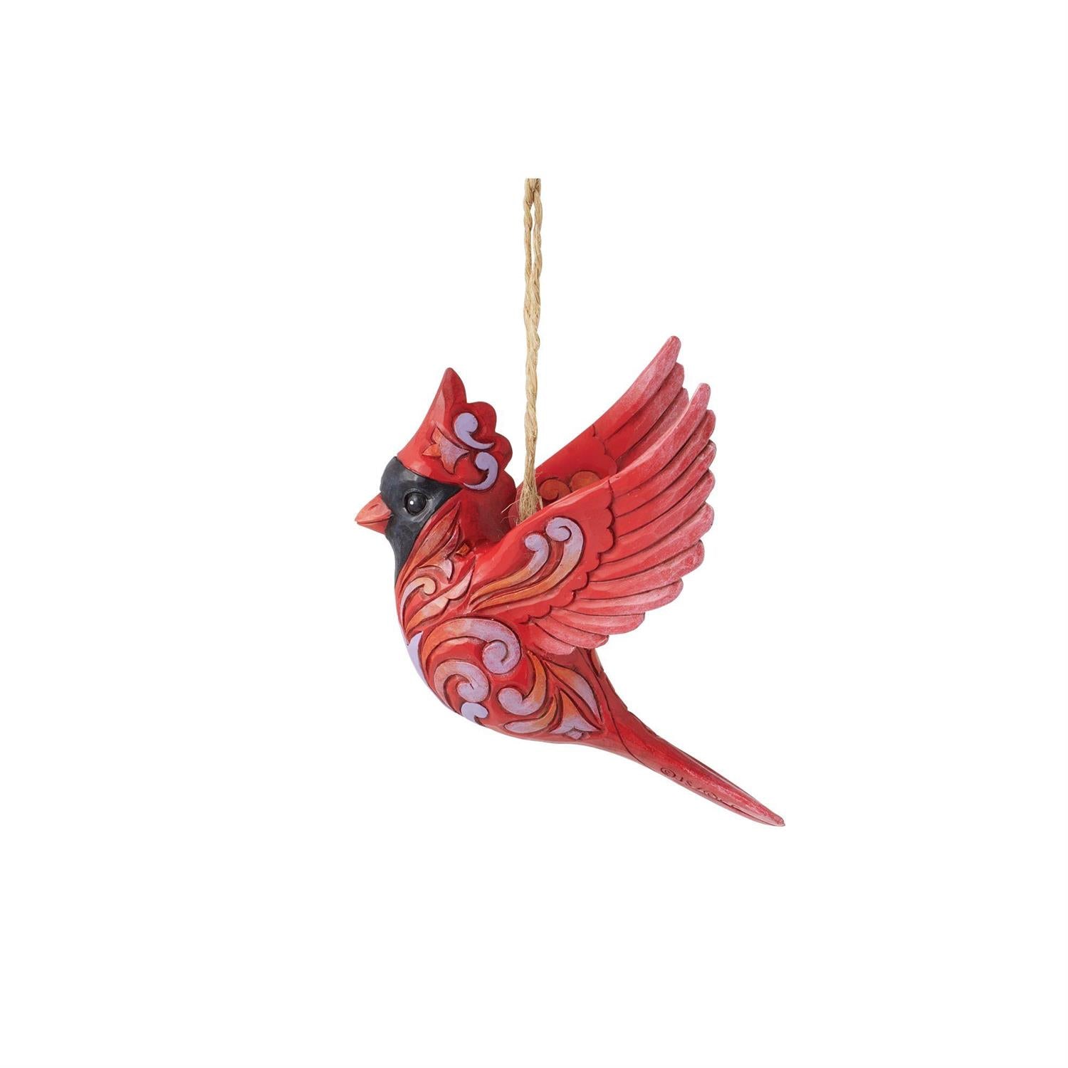 Caring Cardinal In Flight