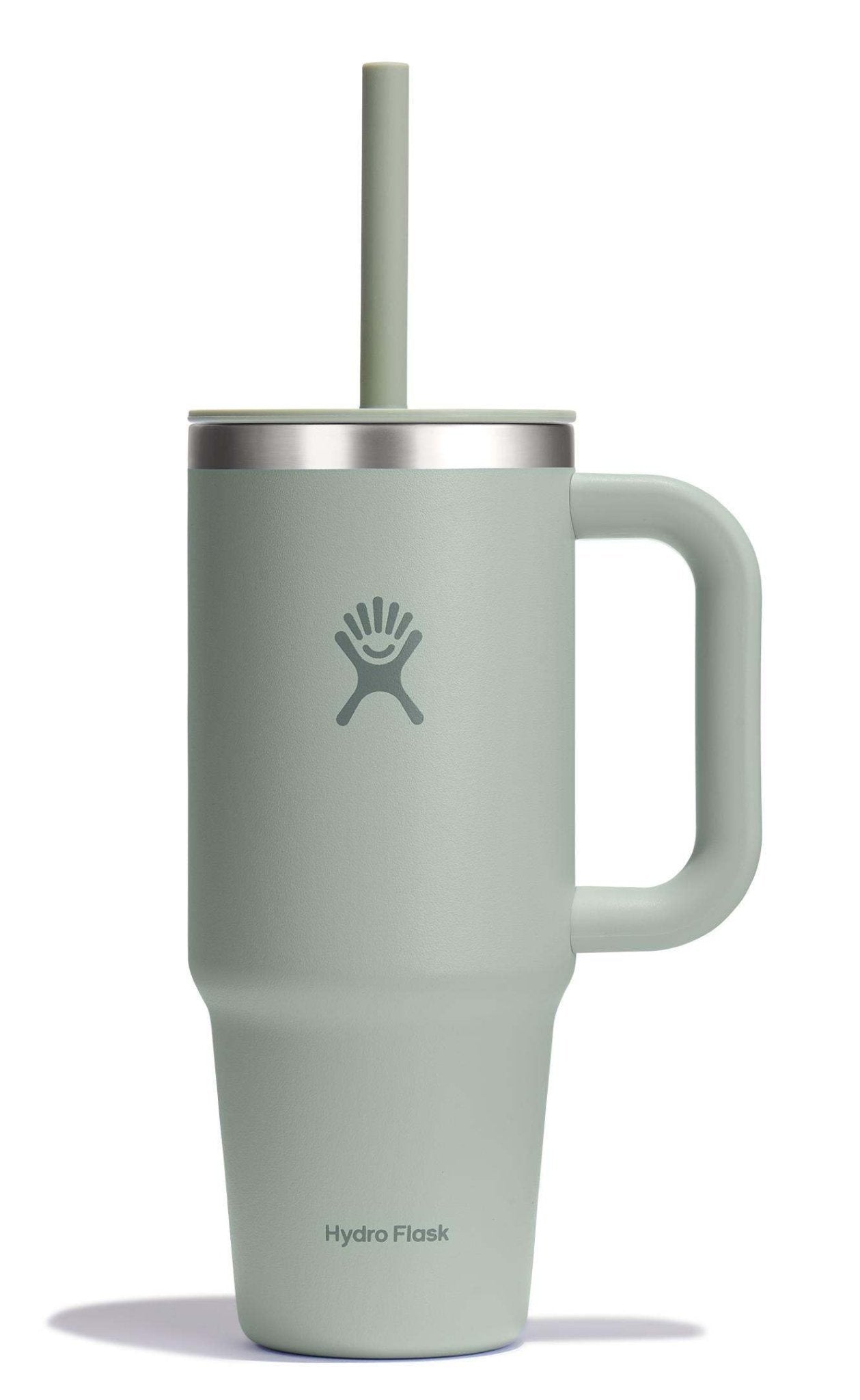 Hydro Flask 40 Oz Travel Tumbler with Handle, Lid and Straw - Insulated Stainless Steel in Sugarplum