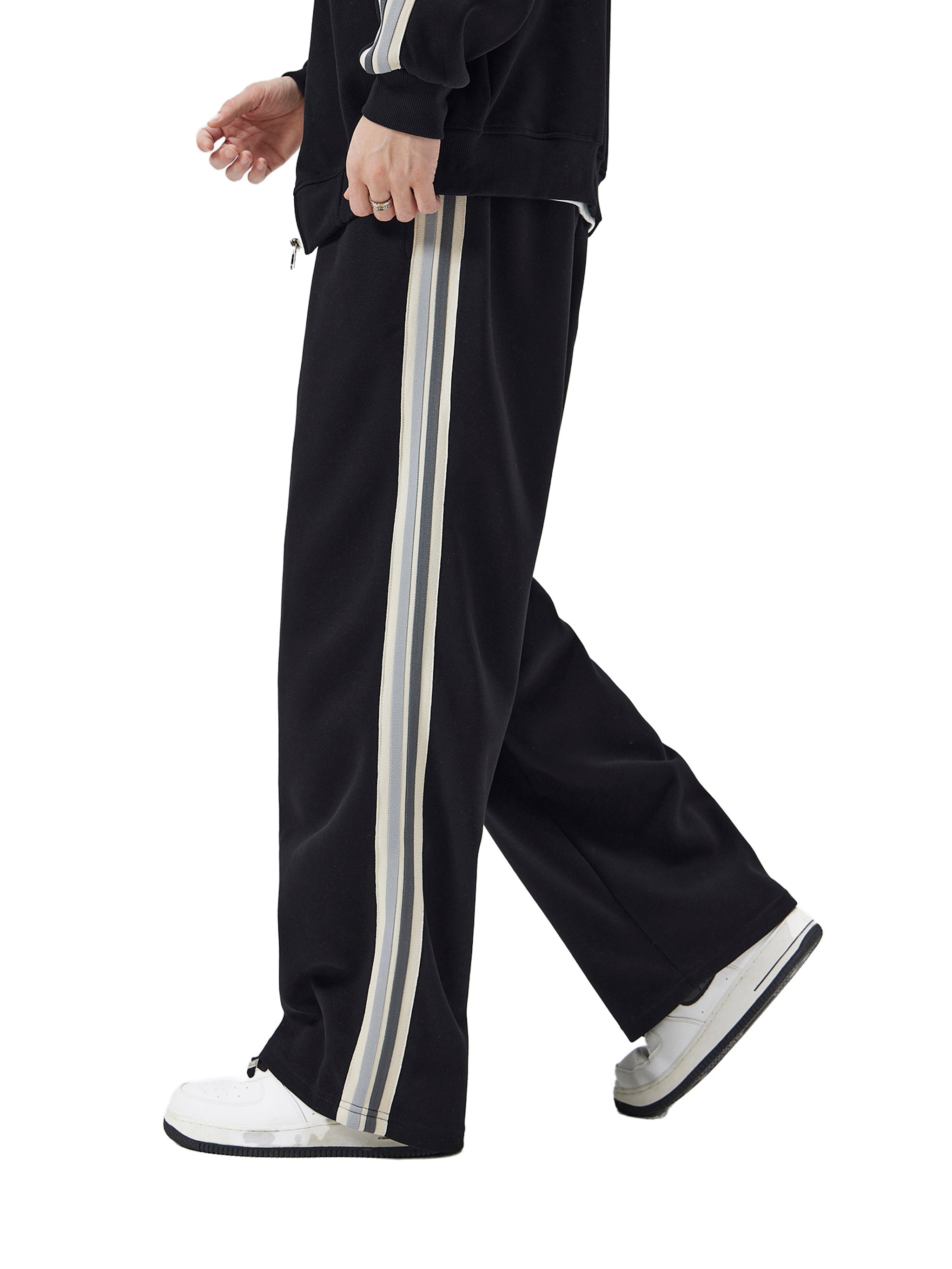 RichJvnkie Society Striped Tracksuit Pants