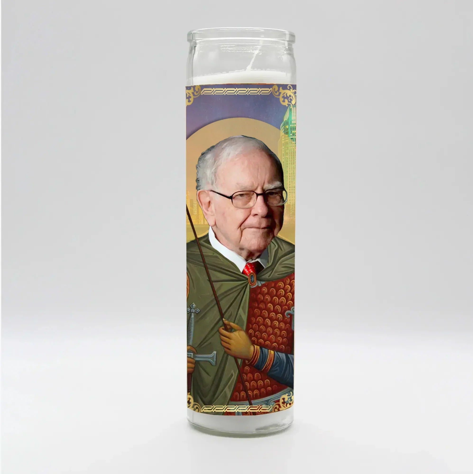 Warren Buffett Candle by BOBBYK