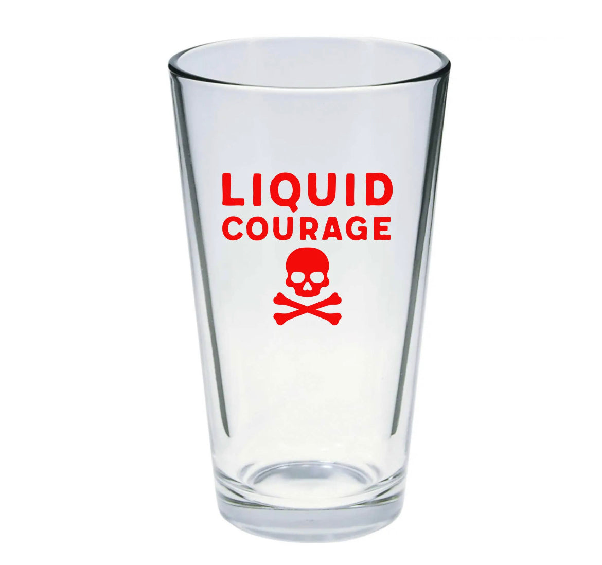 Liquid Courage Pint GLass by BOBBYK
