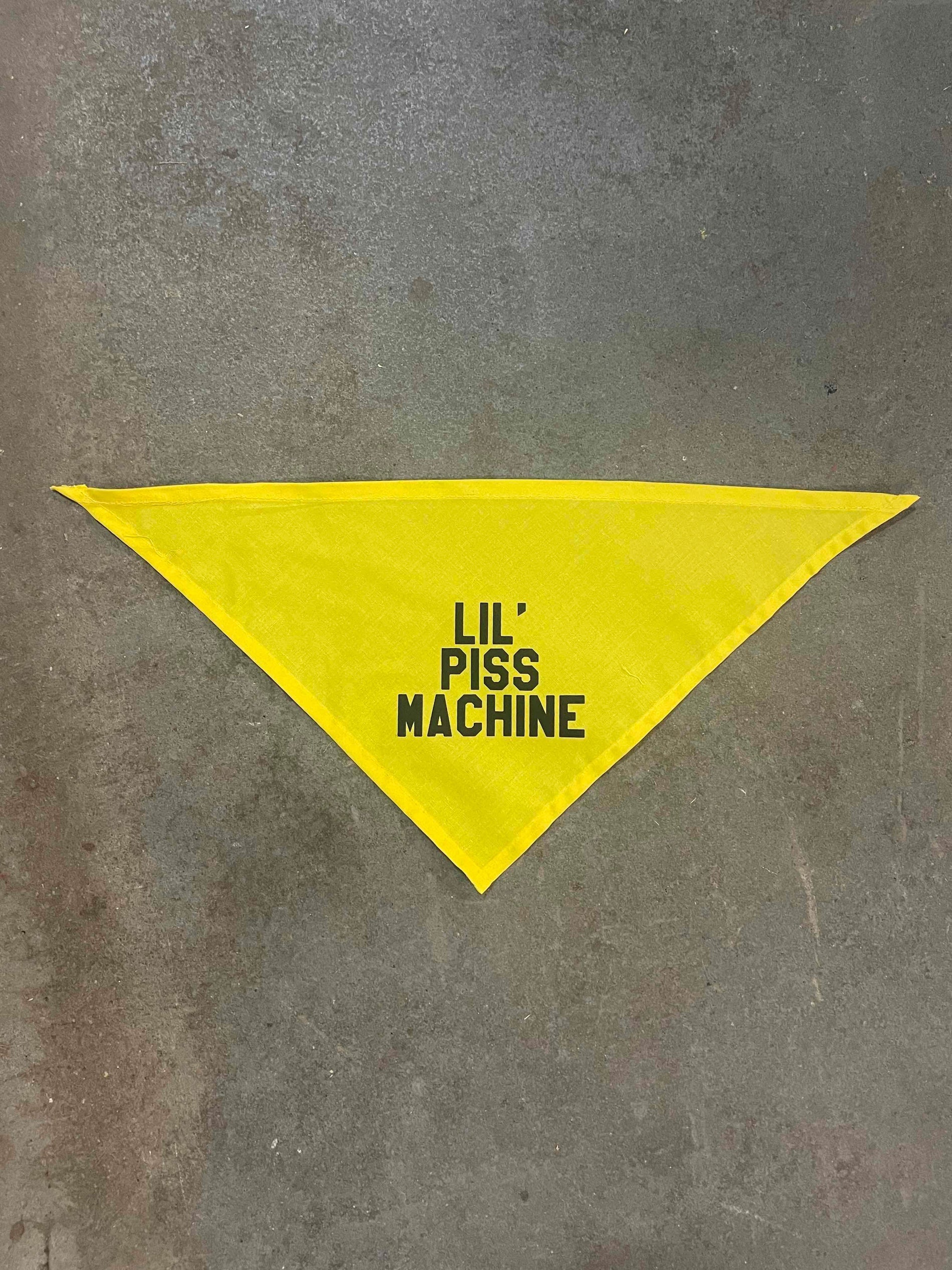 Lil' Piss Machine Pet Bandana (Large) by BOBBYK