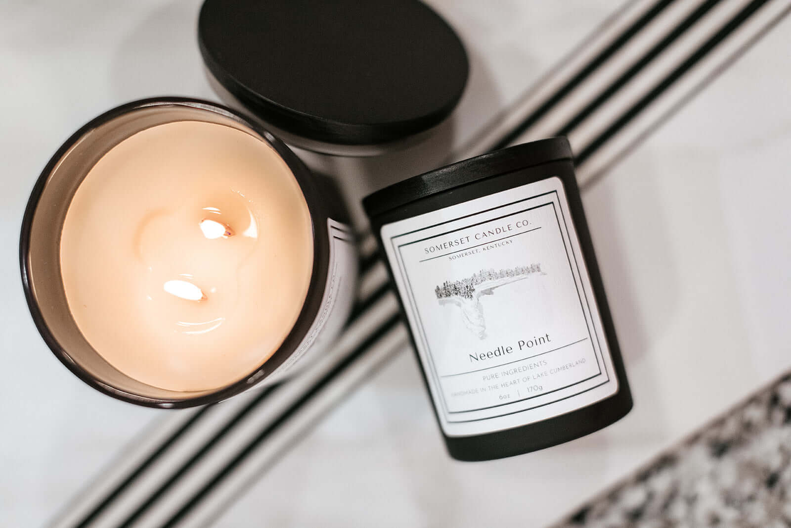 Needle Point Candle