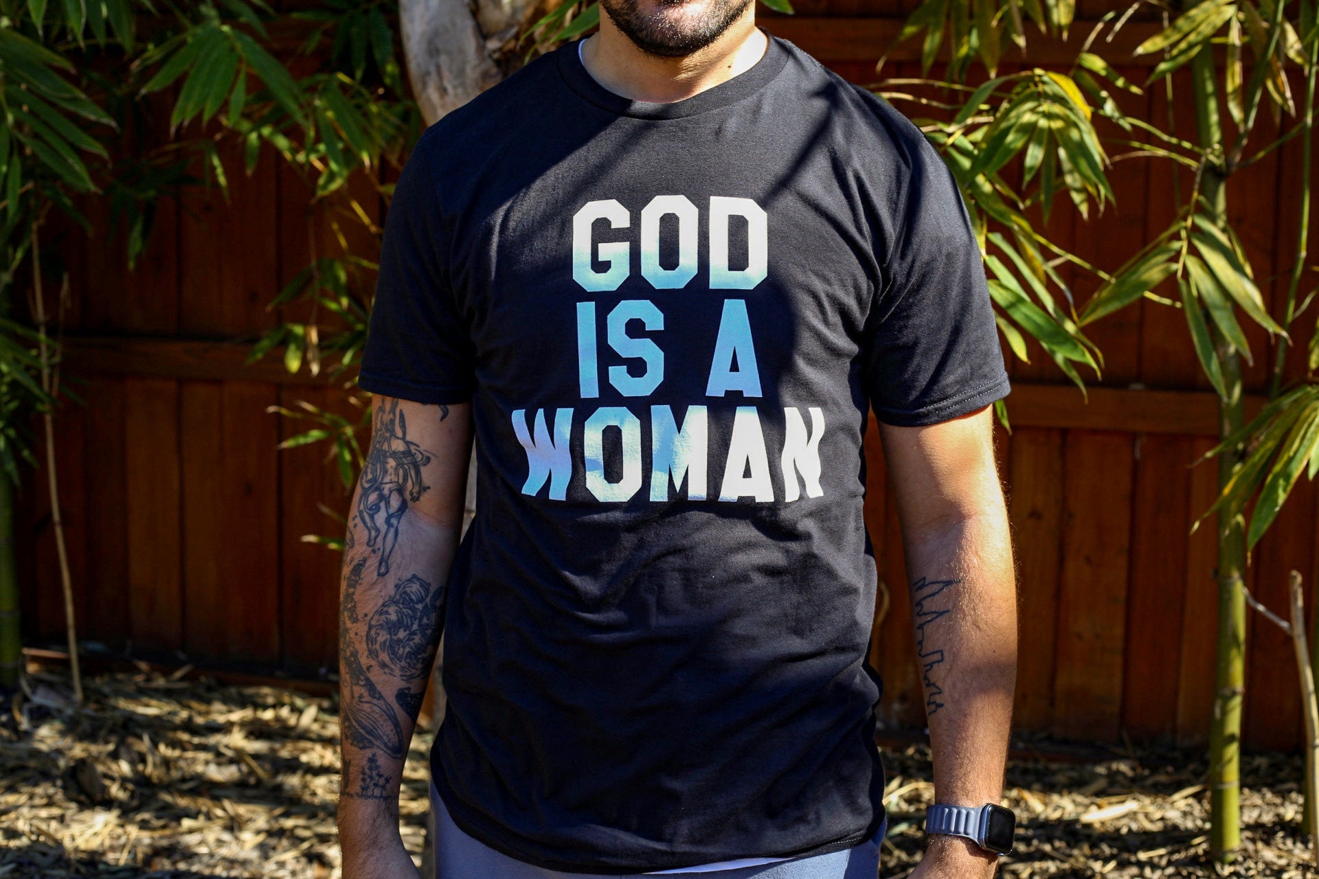 God Is A Woman T-Shirt by BOBBYK