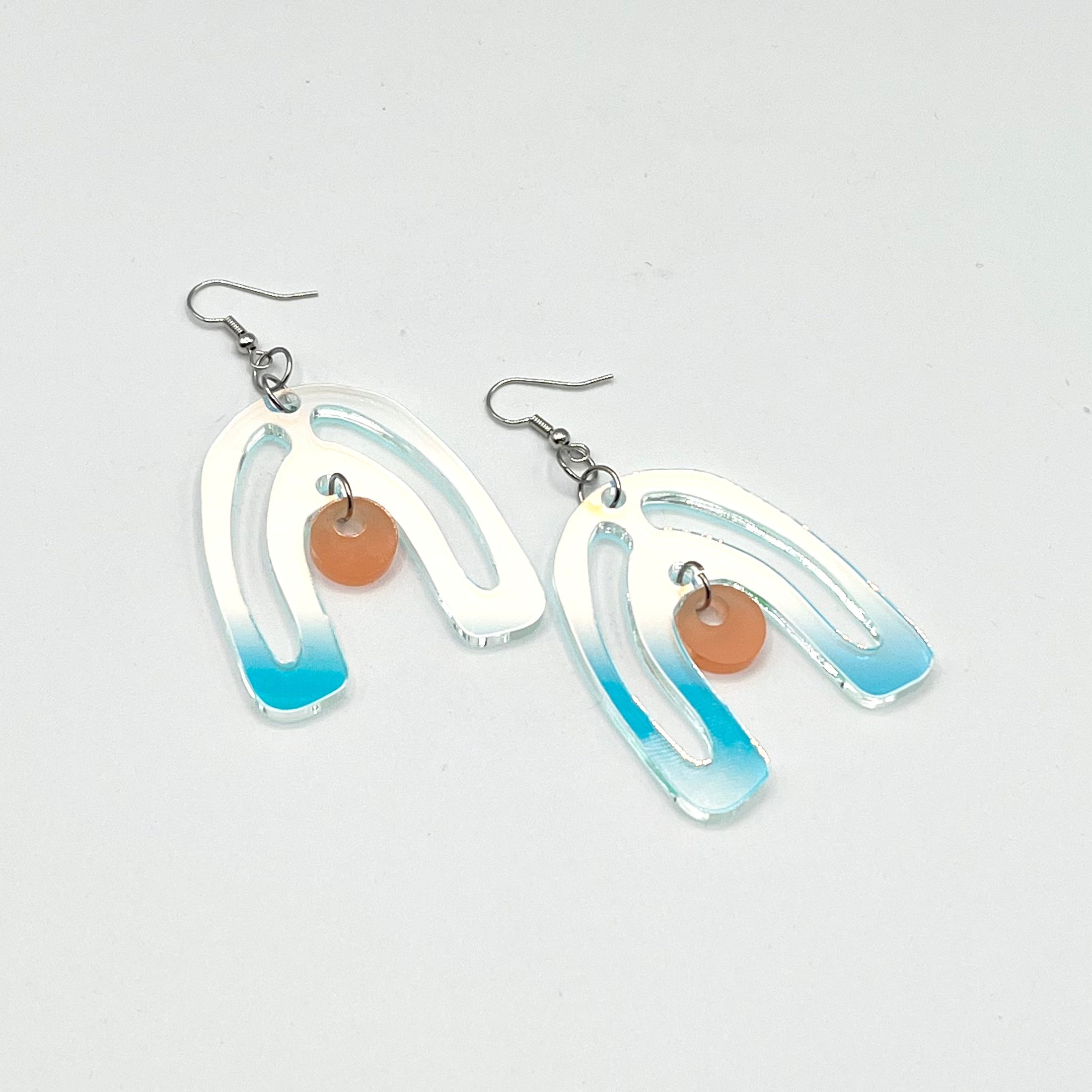 Iridescent Earrings by BOBBYK