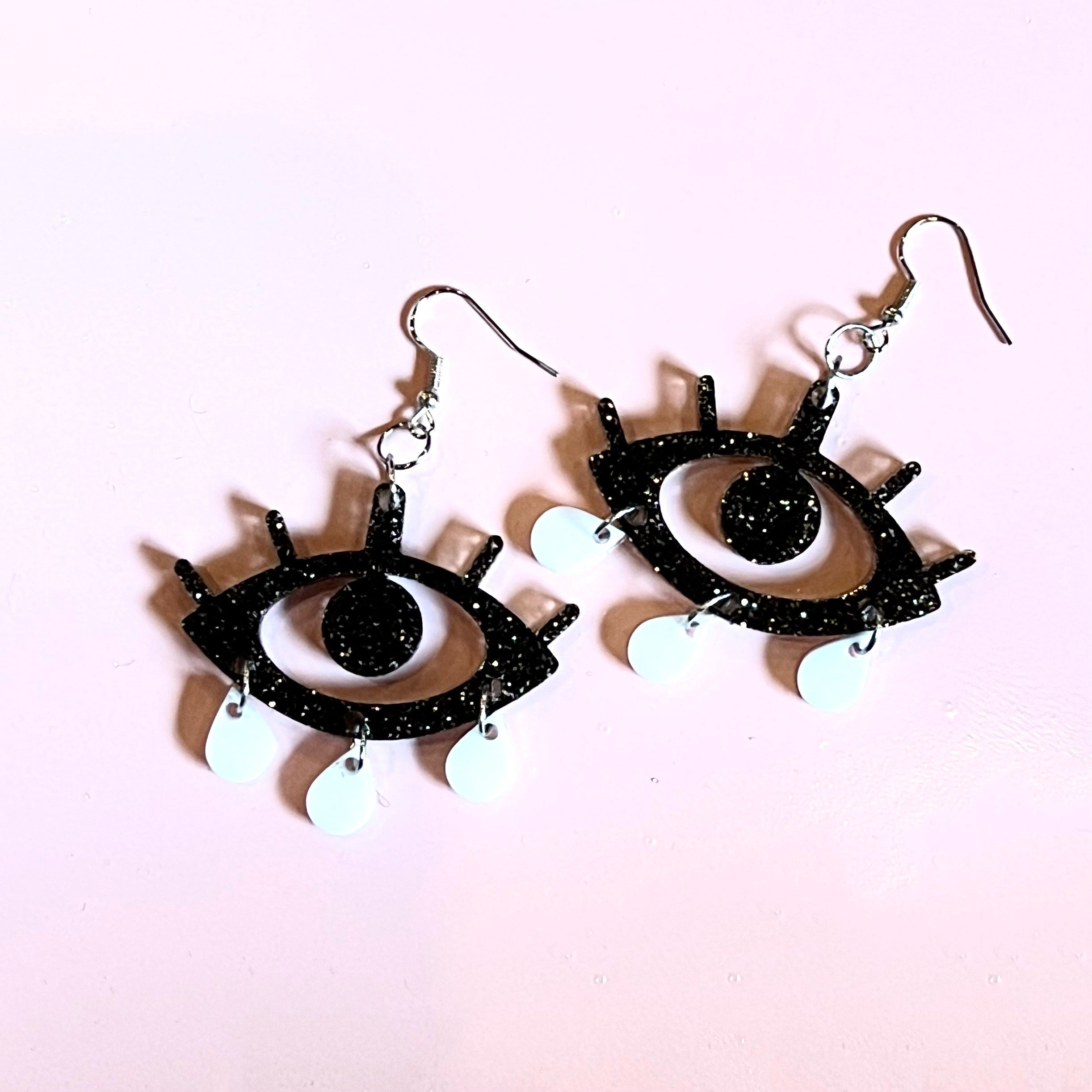 Teary Eyed Dangle Earrings by BOBBYK