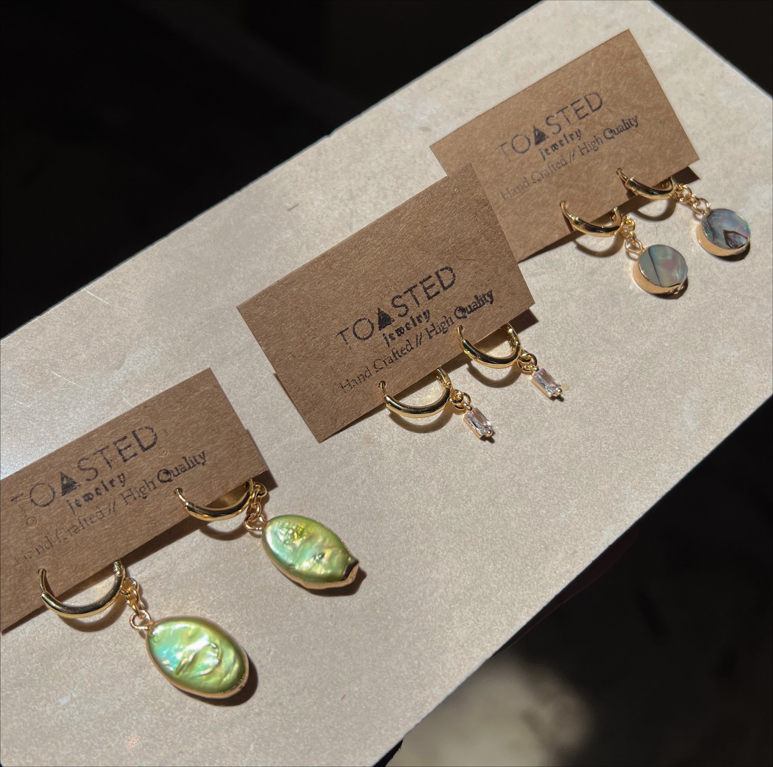 Cassie Huggies by Toasted Jewelry